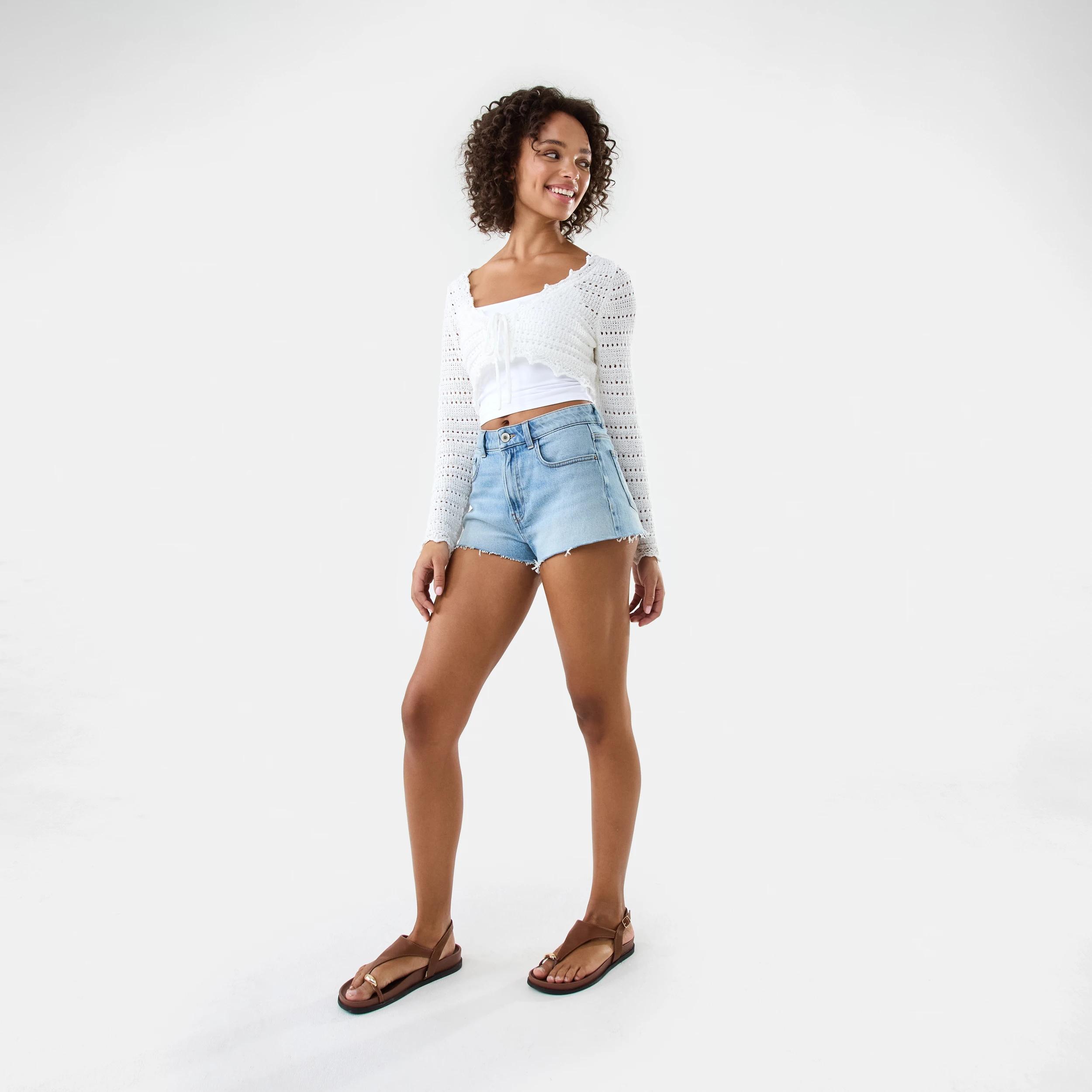 3 Denim Shorts Light Wash, 3 of 7