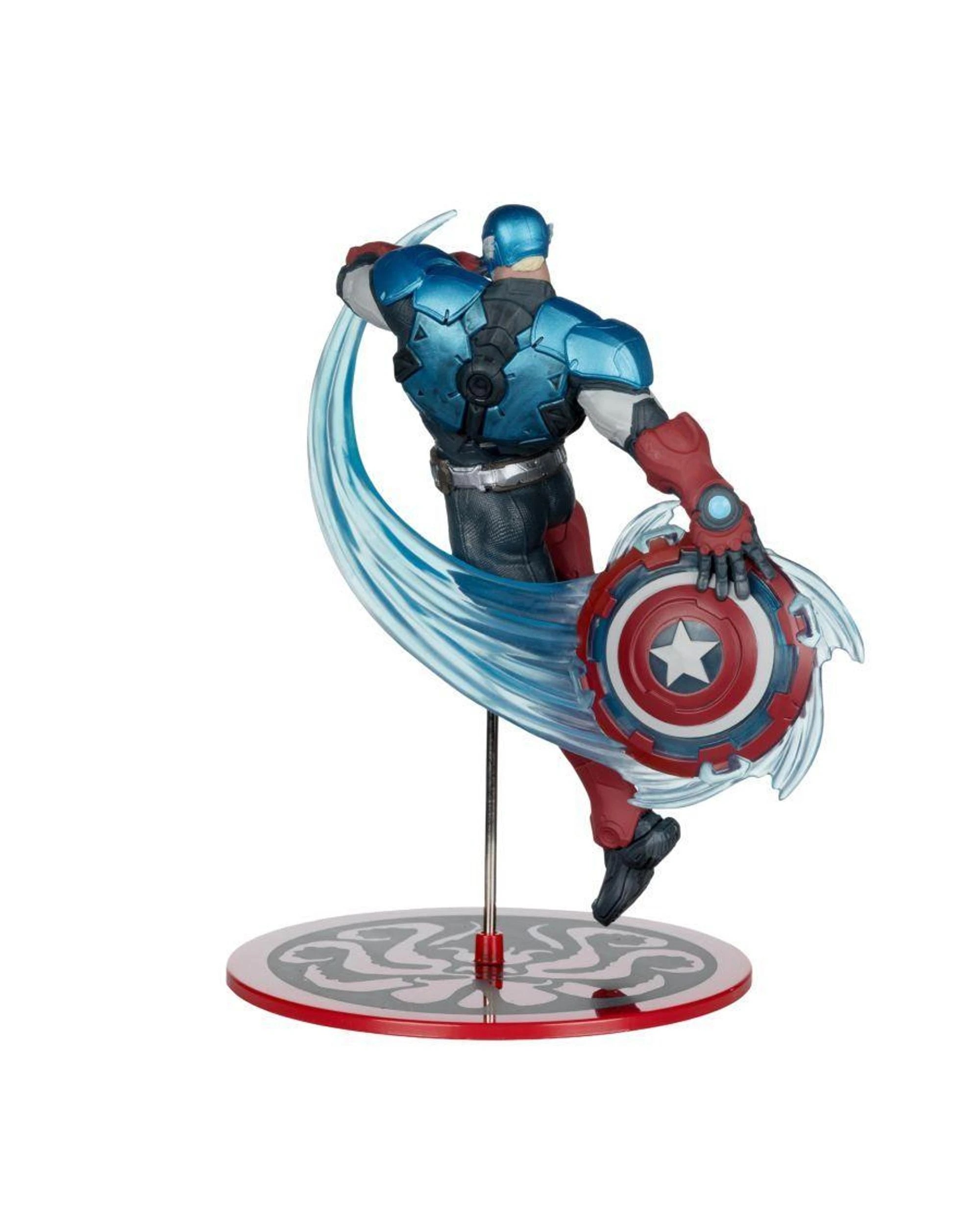 5 McFarlane Marvel Rivals Captain America 1:10th Scale Figure, 5 of 9