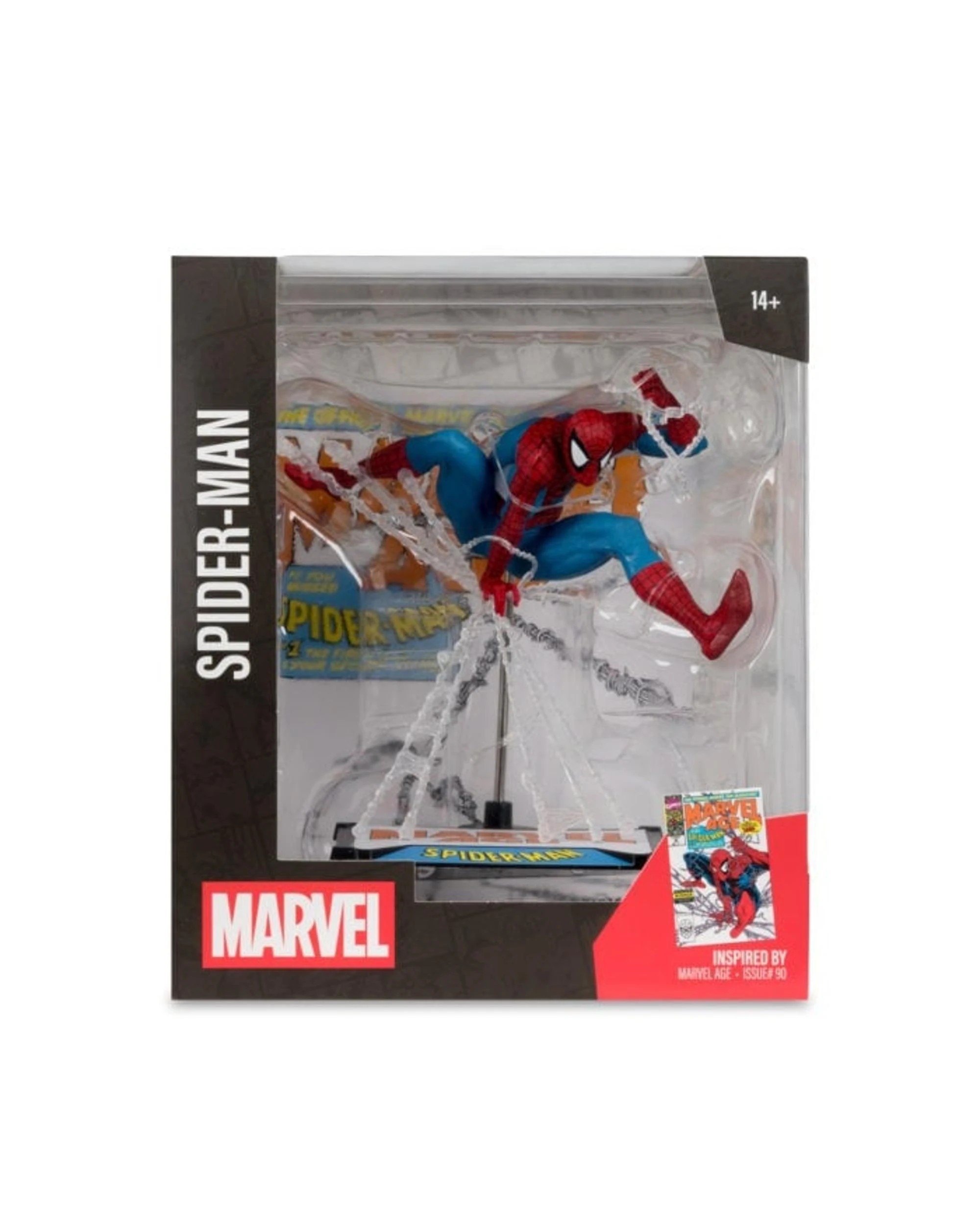 1 McFarlane Marvel Collection Marvel Age Spider-Man #90 1:10 Scale Figure, 1 of 10