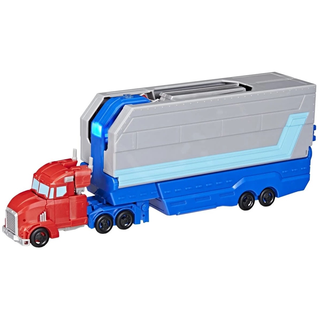 3 13cm Transformers EarthSpark Optimus Prime Battle Trailer Truck to Playset, 3 of 5