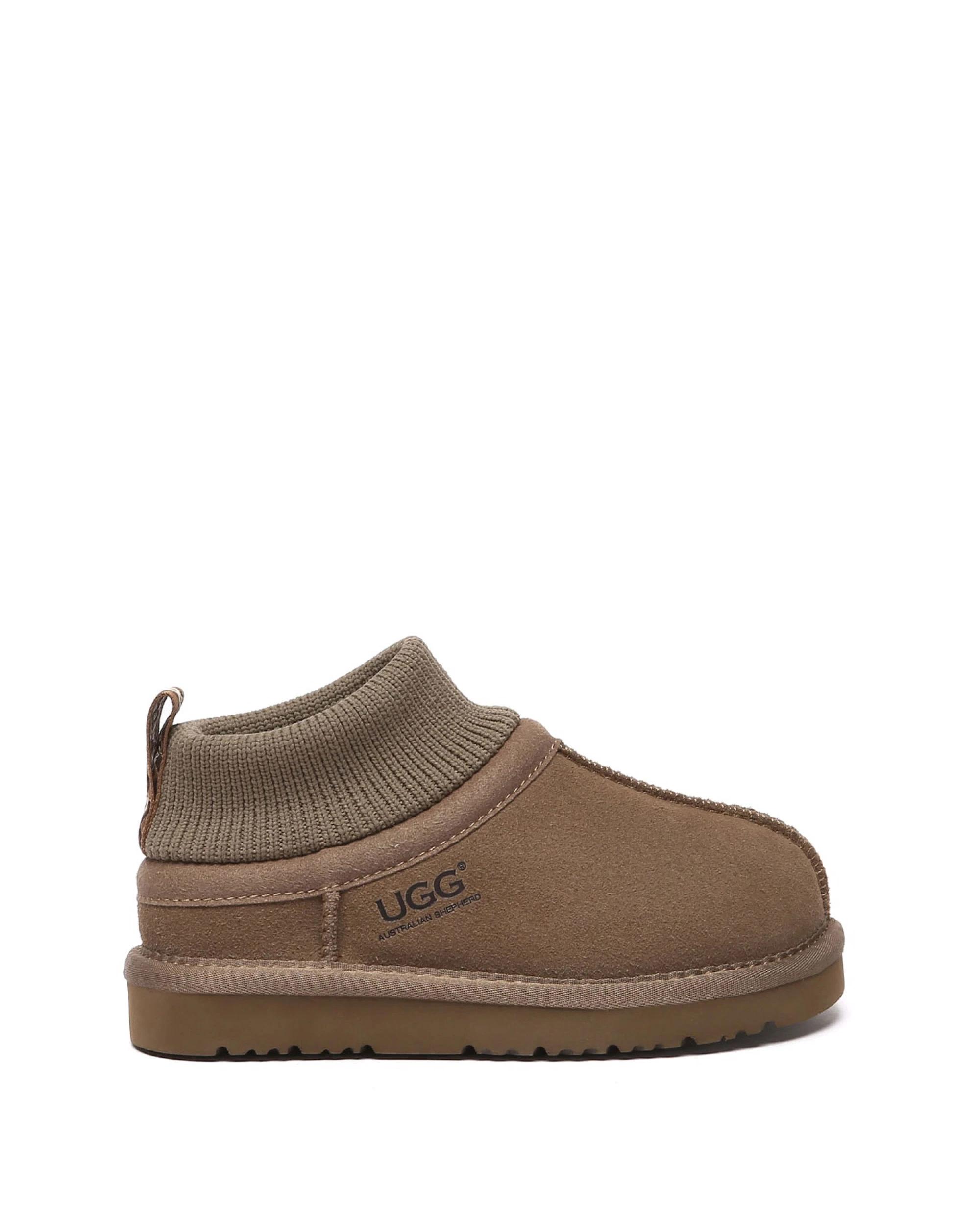1 Australian Shepherd UGG Kids Margaret Stretchy Slippers OLIVE BROWN, 1 of 5