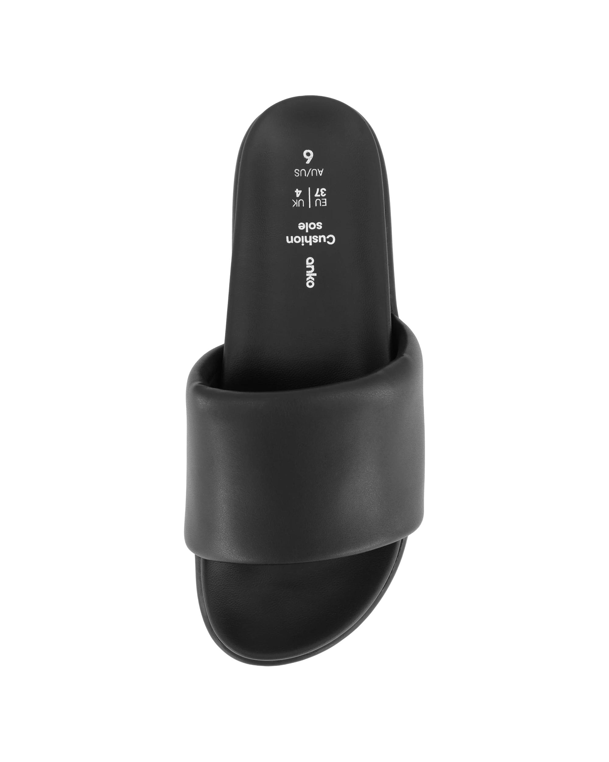 3 Casual Mule Platform Heels Black, 3 of 5
