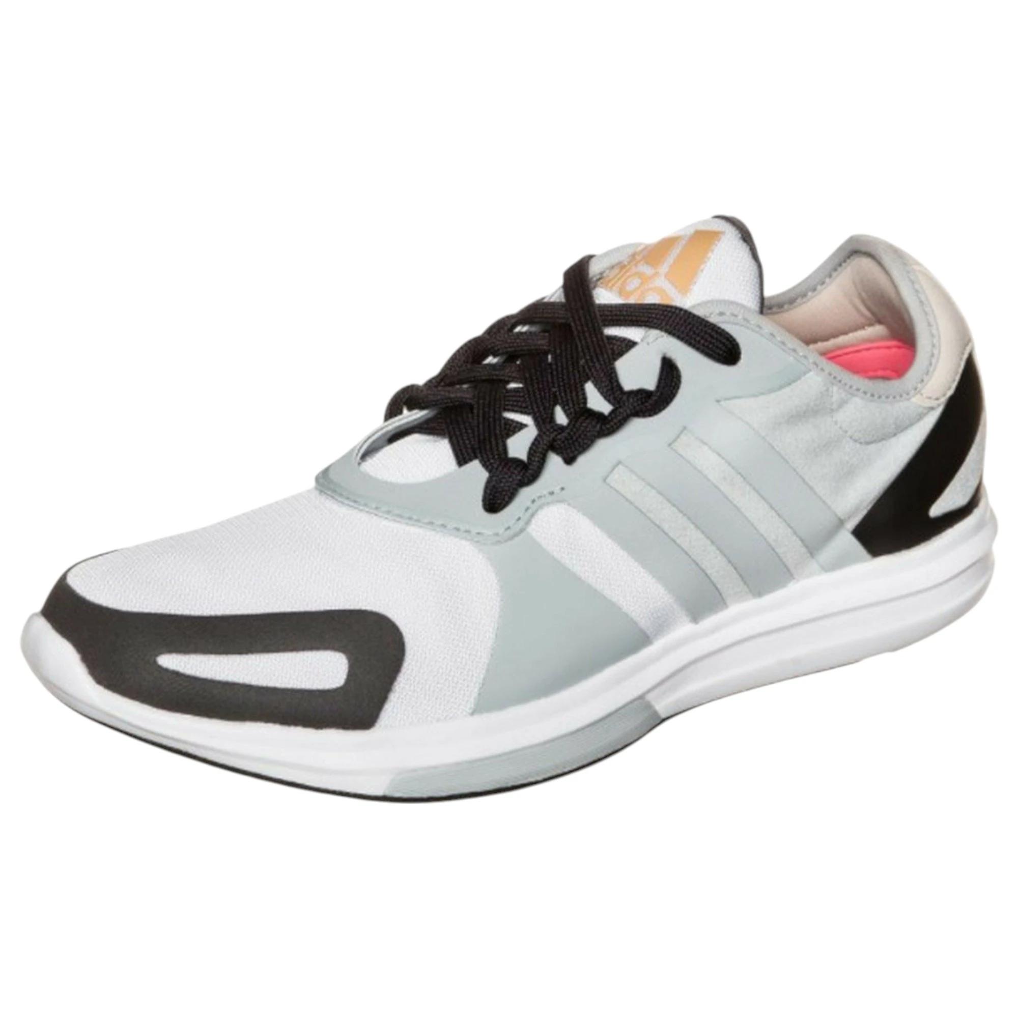 2 Adidas Womens Yvori Stella Sport Training Gym Sport Runners White Silver Shoes MULTI-COLOURED, 2 of 5