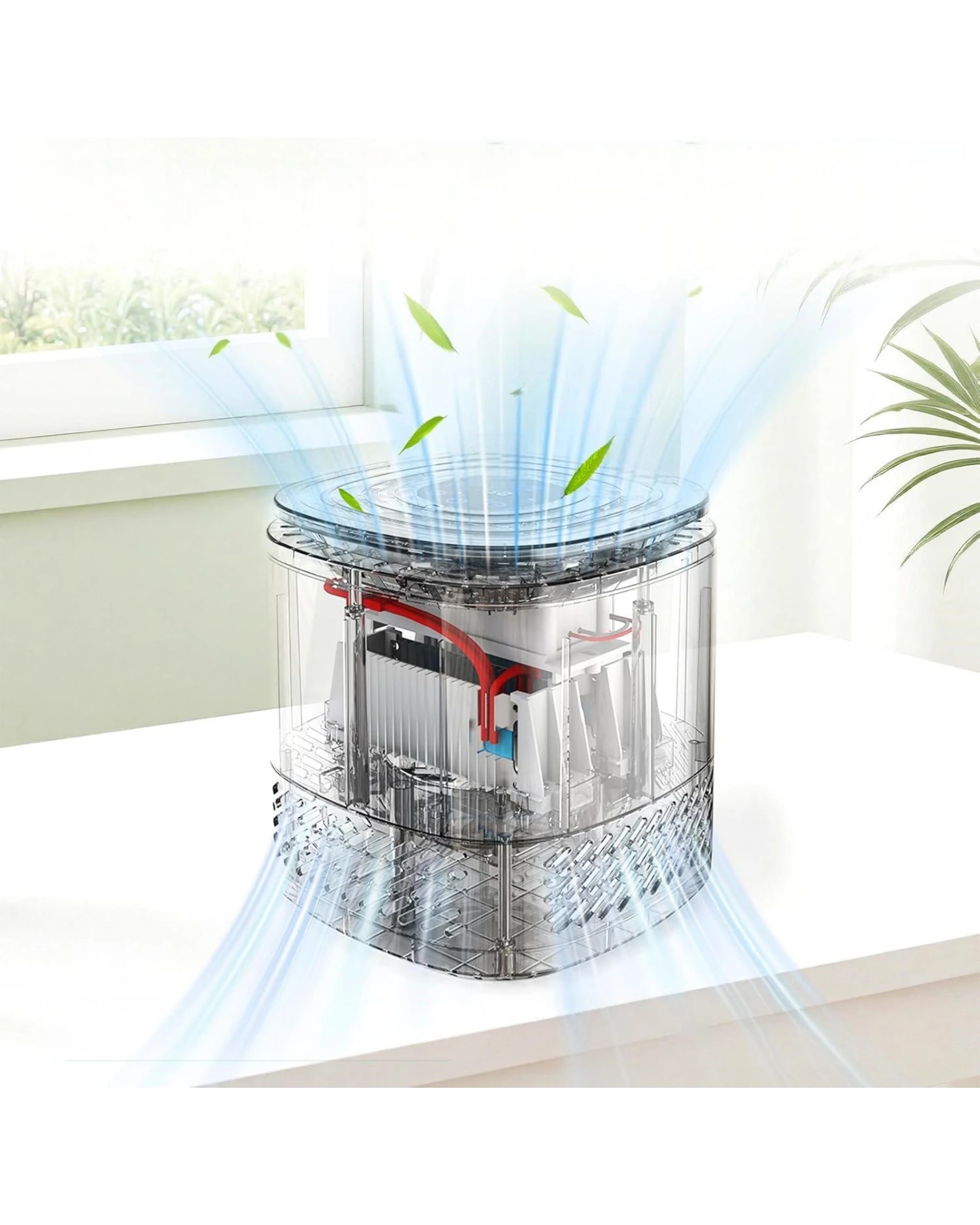 4 Advwin Ozone Generator 40000mg/h, Air Purifier Machine High Capacity Commercial Industrial Deodoriser - Black, 4 of 8