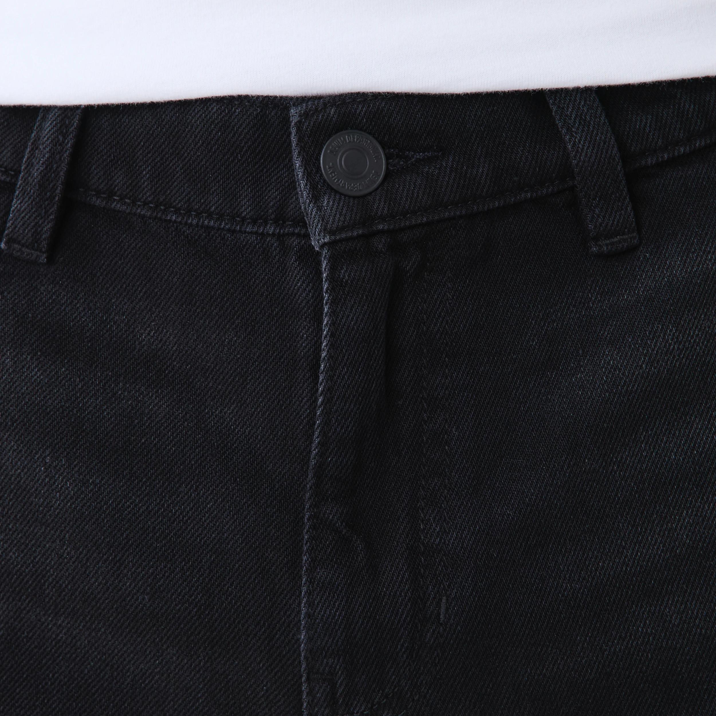 4 Denim Cargo Shorts BLACK WASH, 4 of 9