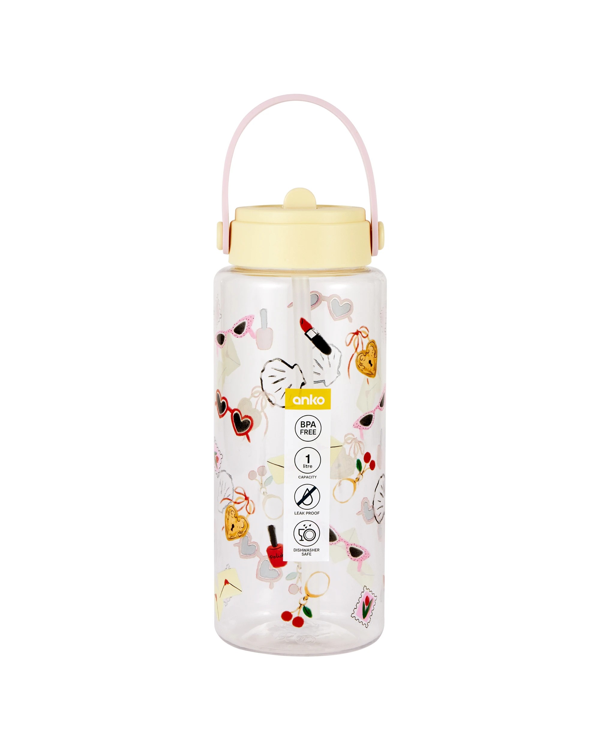 7 1L Drink Bottle with Handle - Summer Vacay, 7 of 7