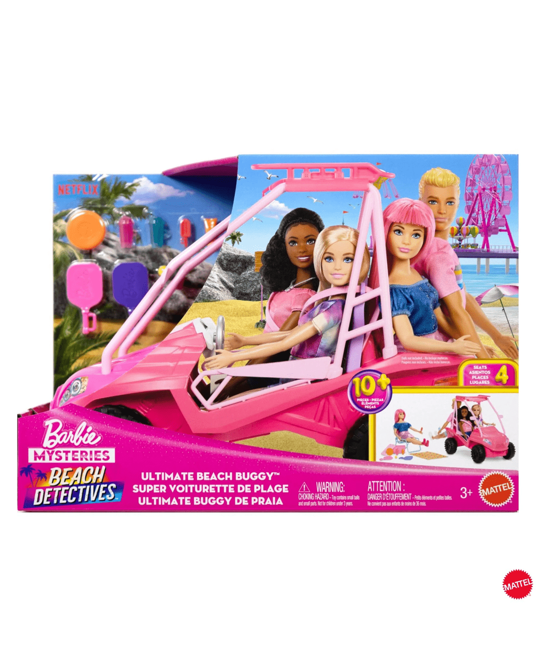 1 Barbie Mysteries: Beach Detectives Ultimate Beach Buggy, 1 of 5