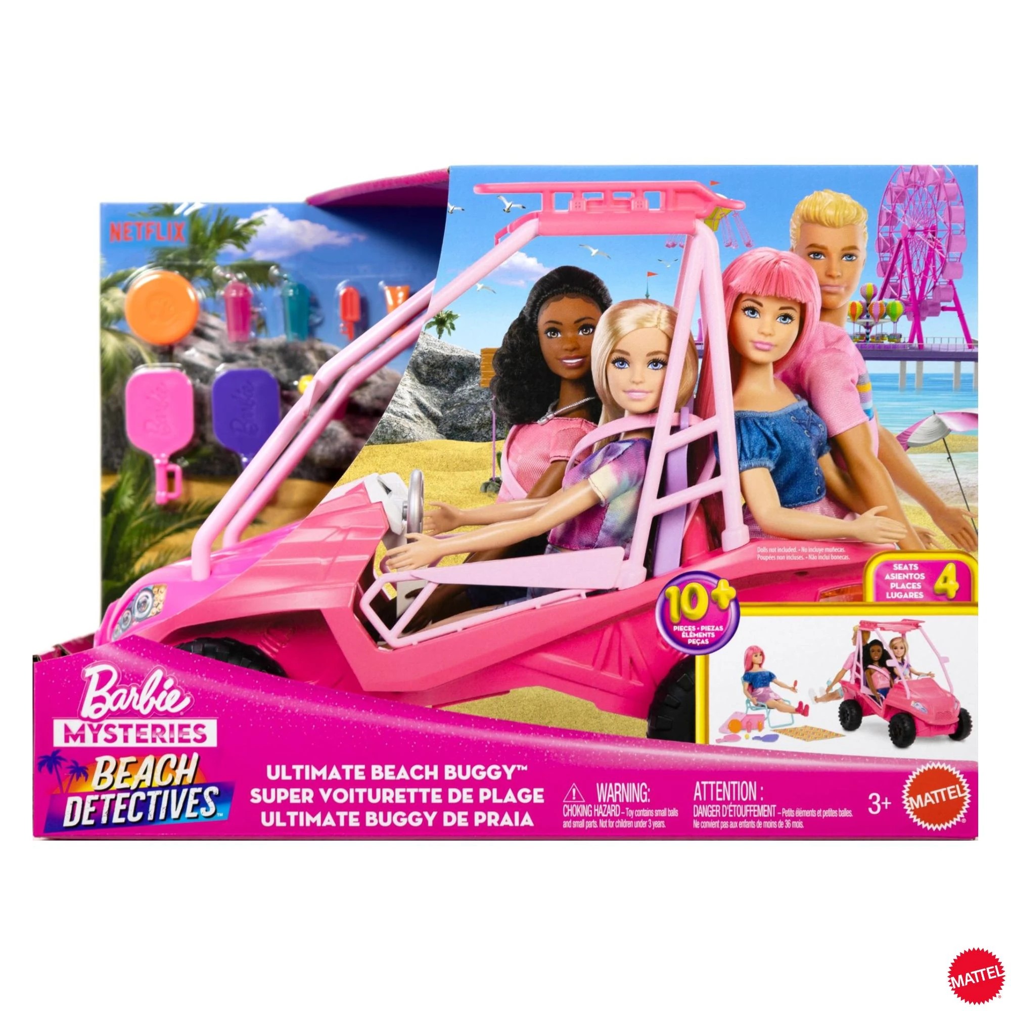 1 Barbie Mysteries: Beach Detectives Ultimate Beach Buggy, 1 of 5