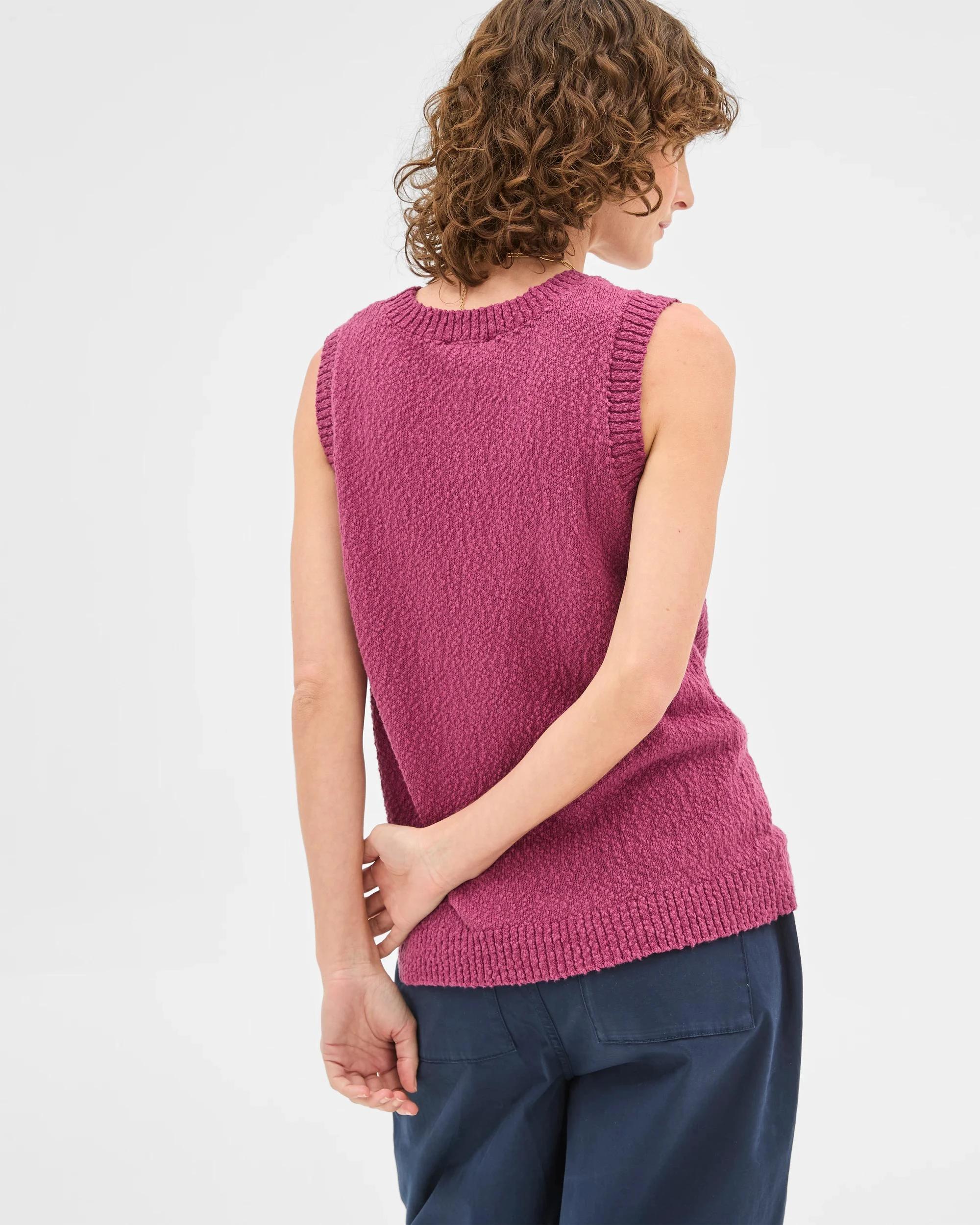 5 Target Australian Cotton Sleeveless Boucle Shell Tank Top DAMSON, 5 of 6