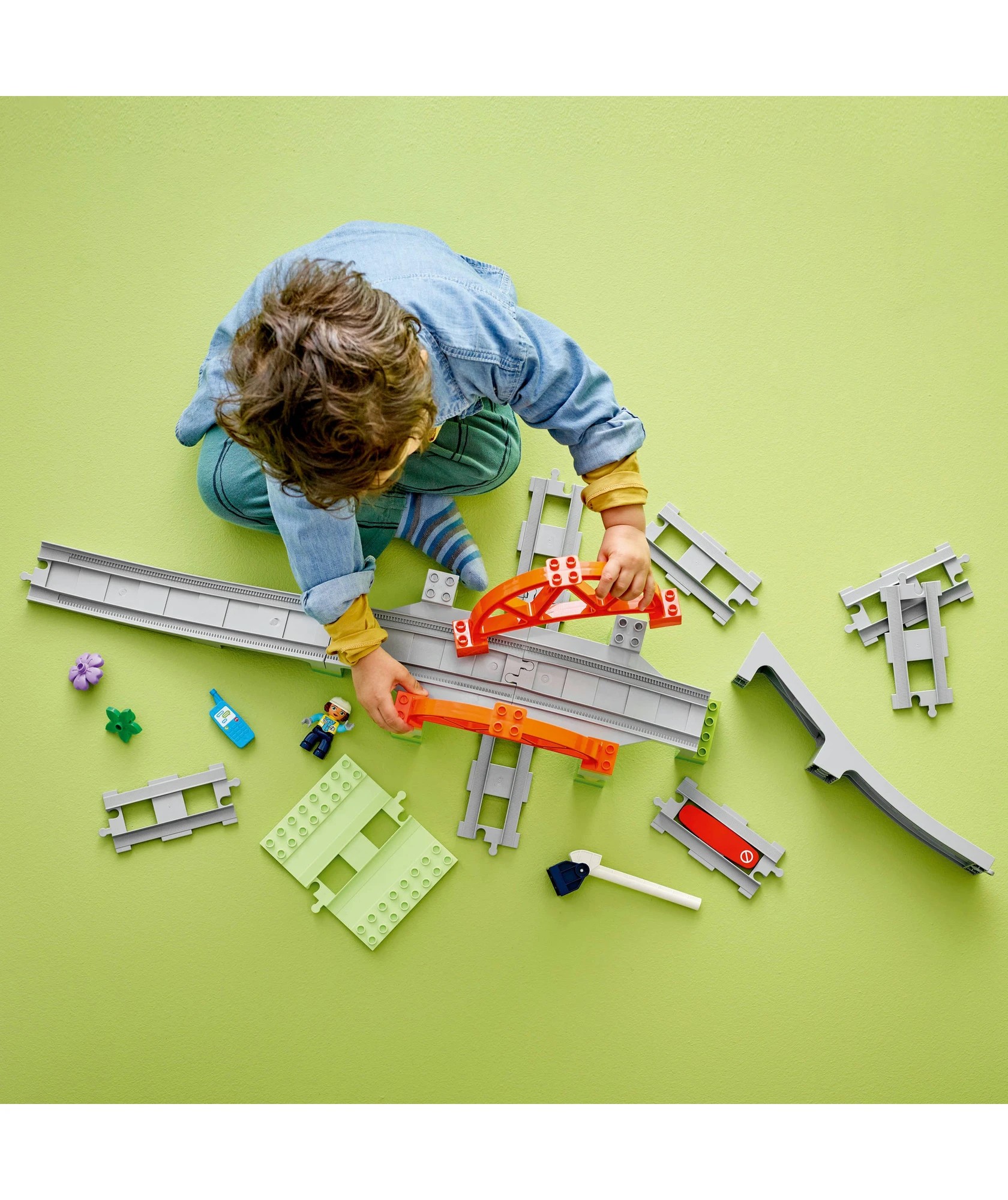 9 Lego® Duplo Town Train Bridge And Tracks Expansion Set 10426
 - Multi, 9 of 10