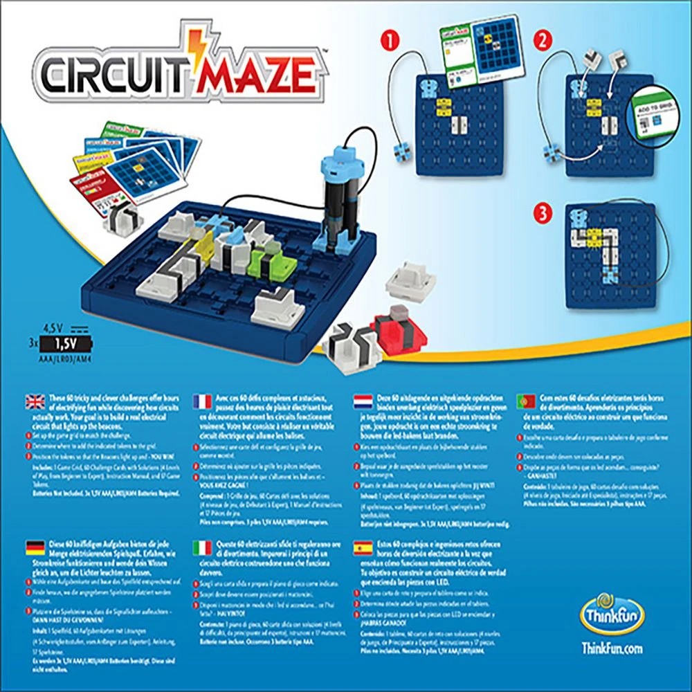 3 ThinkFun Circuit Maze Game, 3 of 3