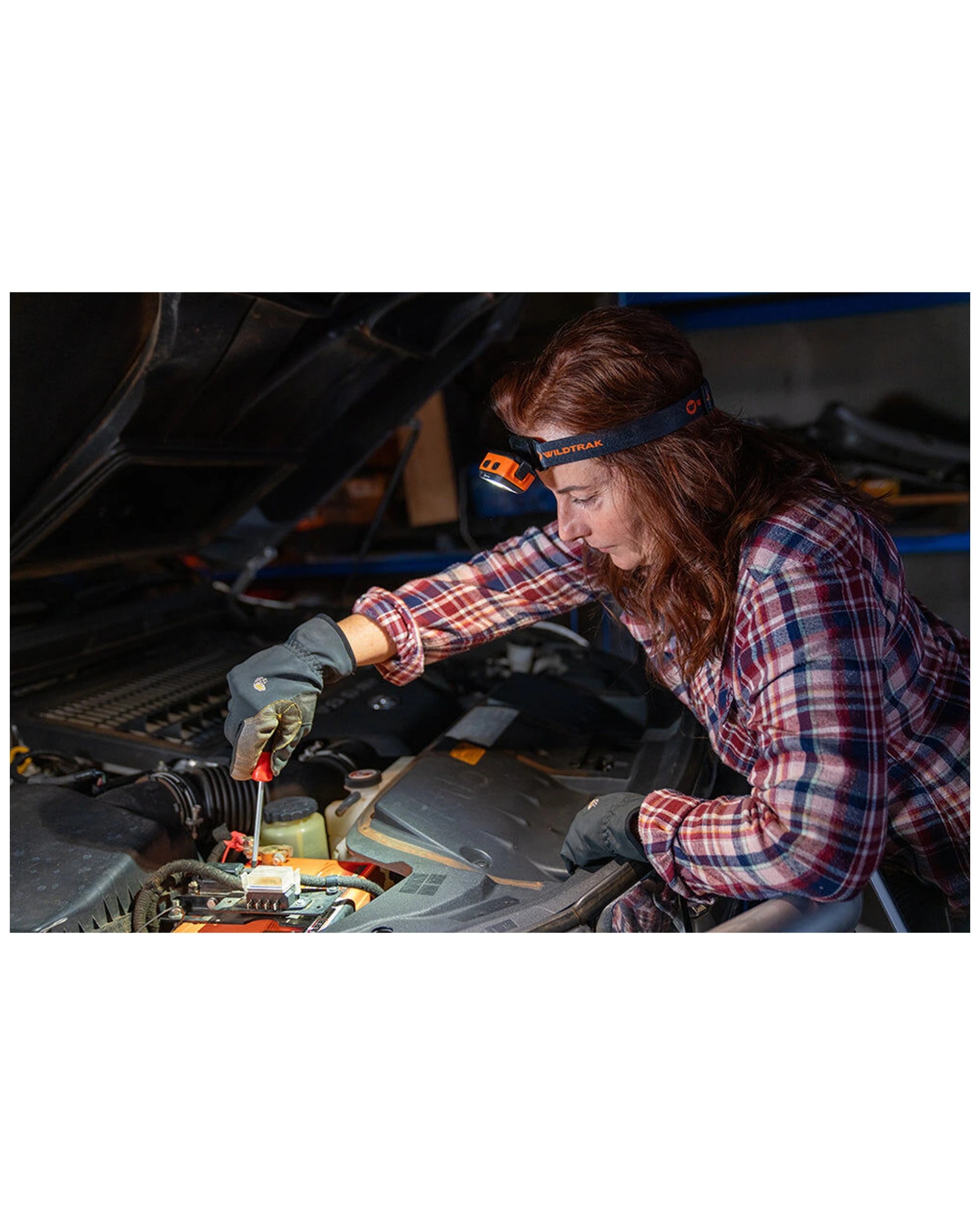 6 Wildtrak Headlamp 500 Lumen Dual Power Rechargeable Motion Sensor USB-C - Black, 6 of 7