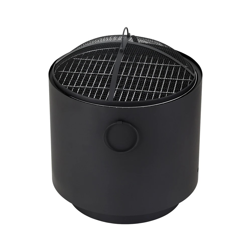 2 Grillz Fire Pit BBQ Portable Deep Bowl Outdoor - Black, 2 of 2