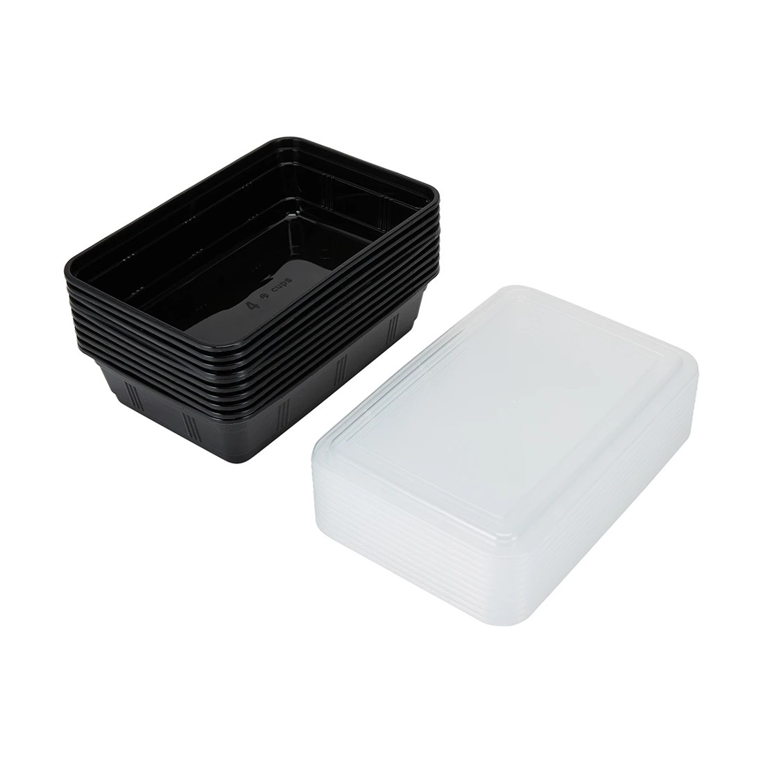 2 10 Piece 1 Compartment Meal Prep Containers, 2 of 6