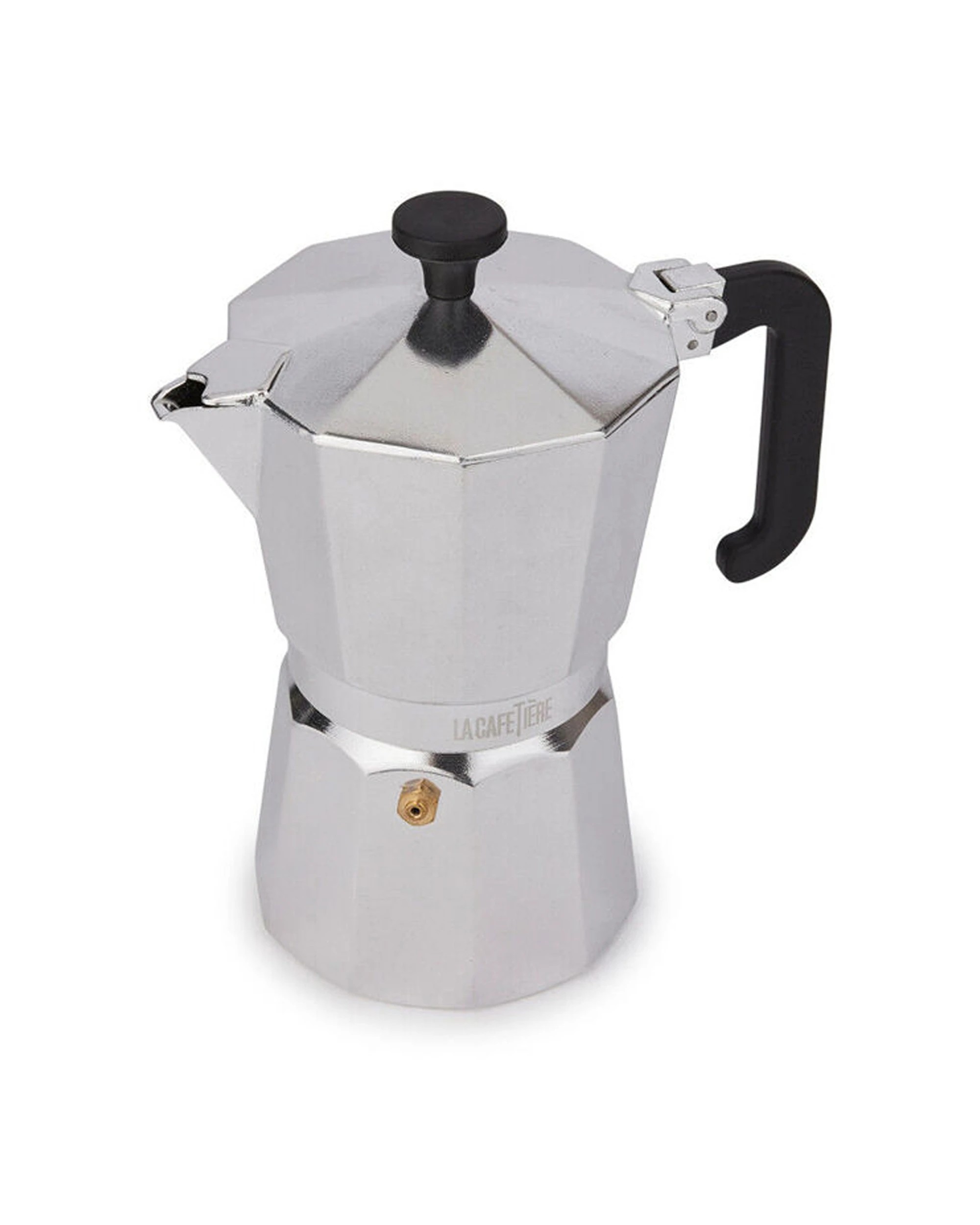 4 La Cafetiere Venice 6-Cup 290ml Espresso Maker Aluminum Coffee Pot - Silver, 4 of 6