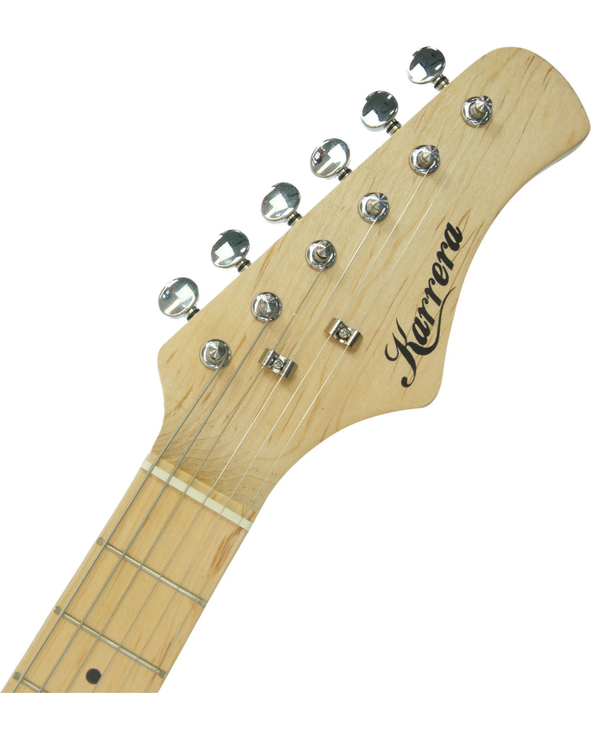 7 Karrera Kids Electric Guitar Ideal Childrens Gift Sunburst Junior Strings Musical Instrument, 7 of 7