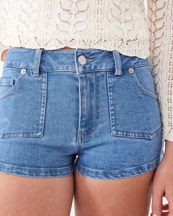 Denim Micro Shorts
