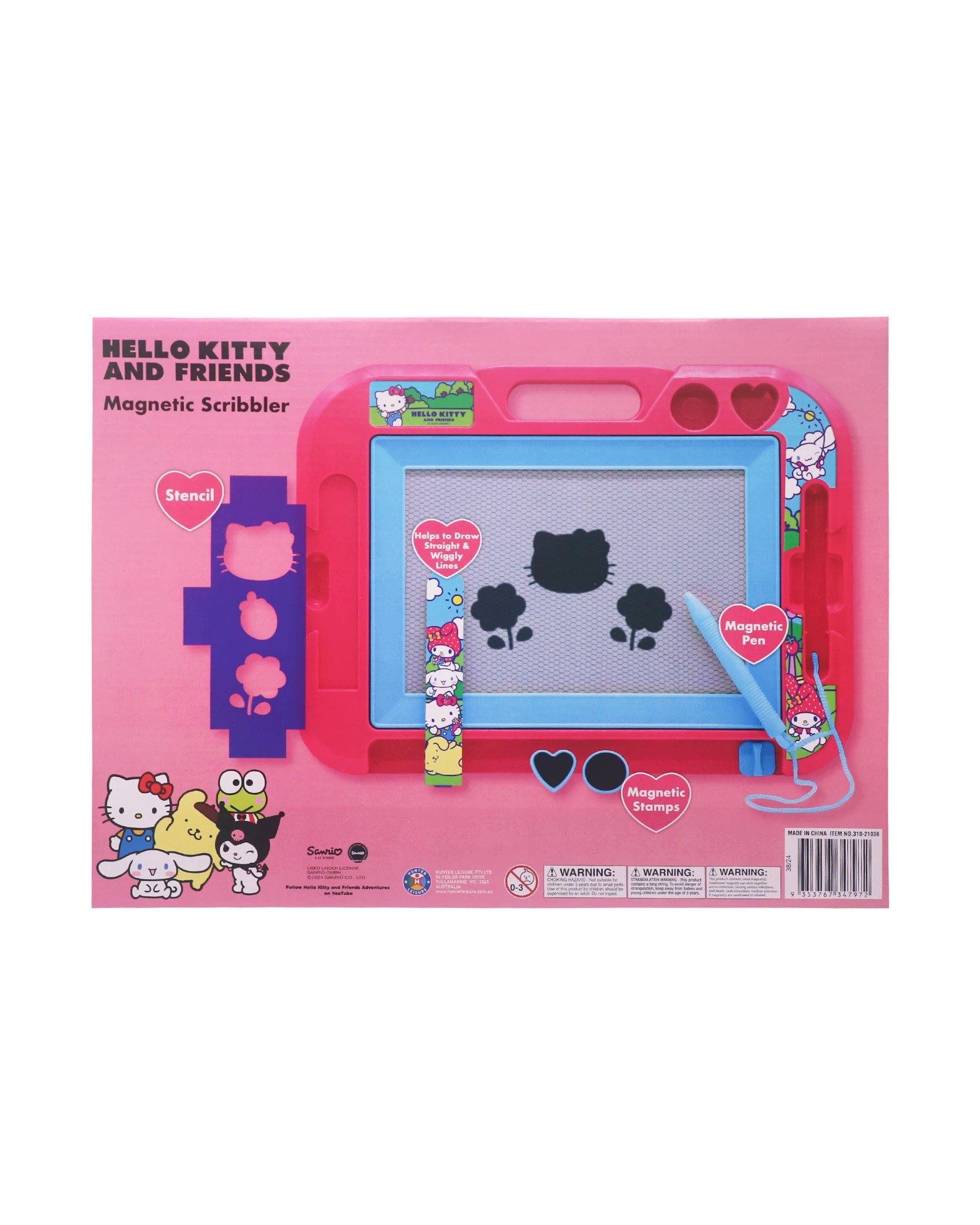 3 Hello Kitty Magnetic Scribbler
 - Multi, 3 of 3
