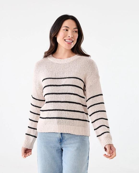 Cotton Slub Crew Jumper