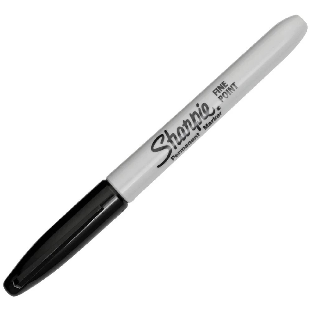 3 Sharpie Fine Permanent Marker Black 5 Pack, 3 of 10