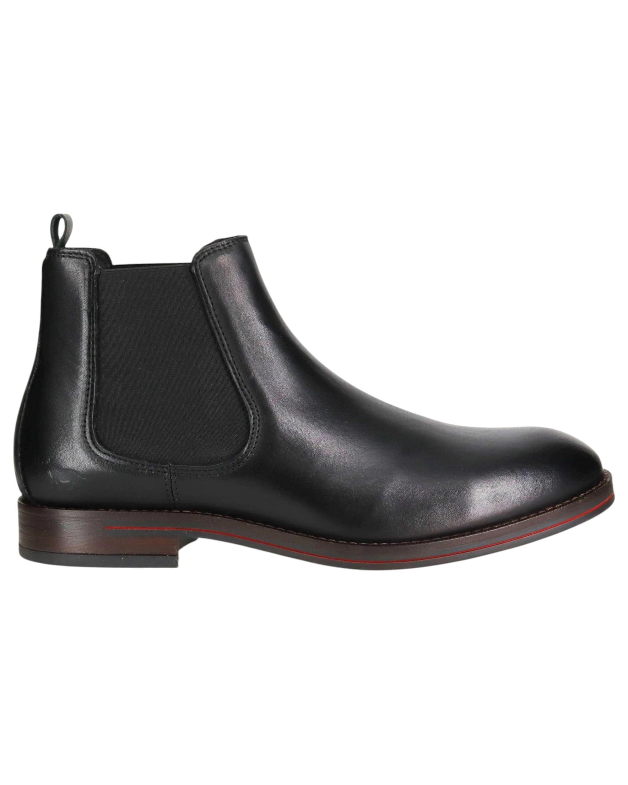 1 Wild Rhino Mens Winner Formal Dress Work Boots BLACK, 1 of 5