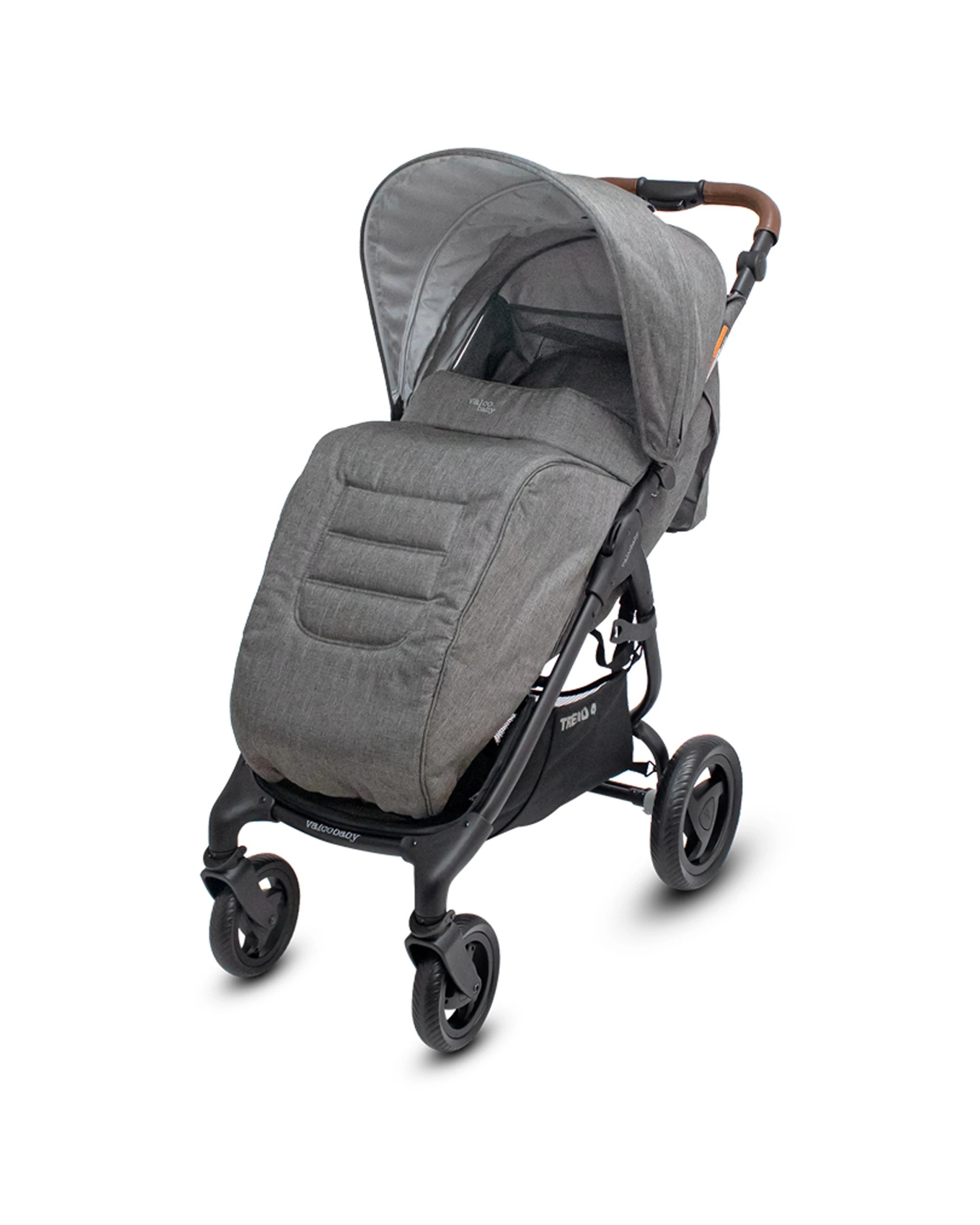 1 Valcobaby Stroller Quilted Bootcover Weather Protection For Trend 4 - Grey, 1 of 4