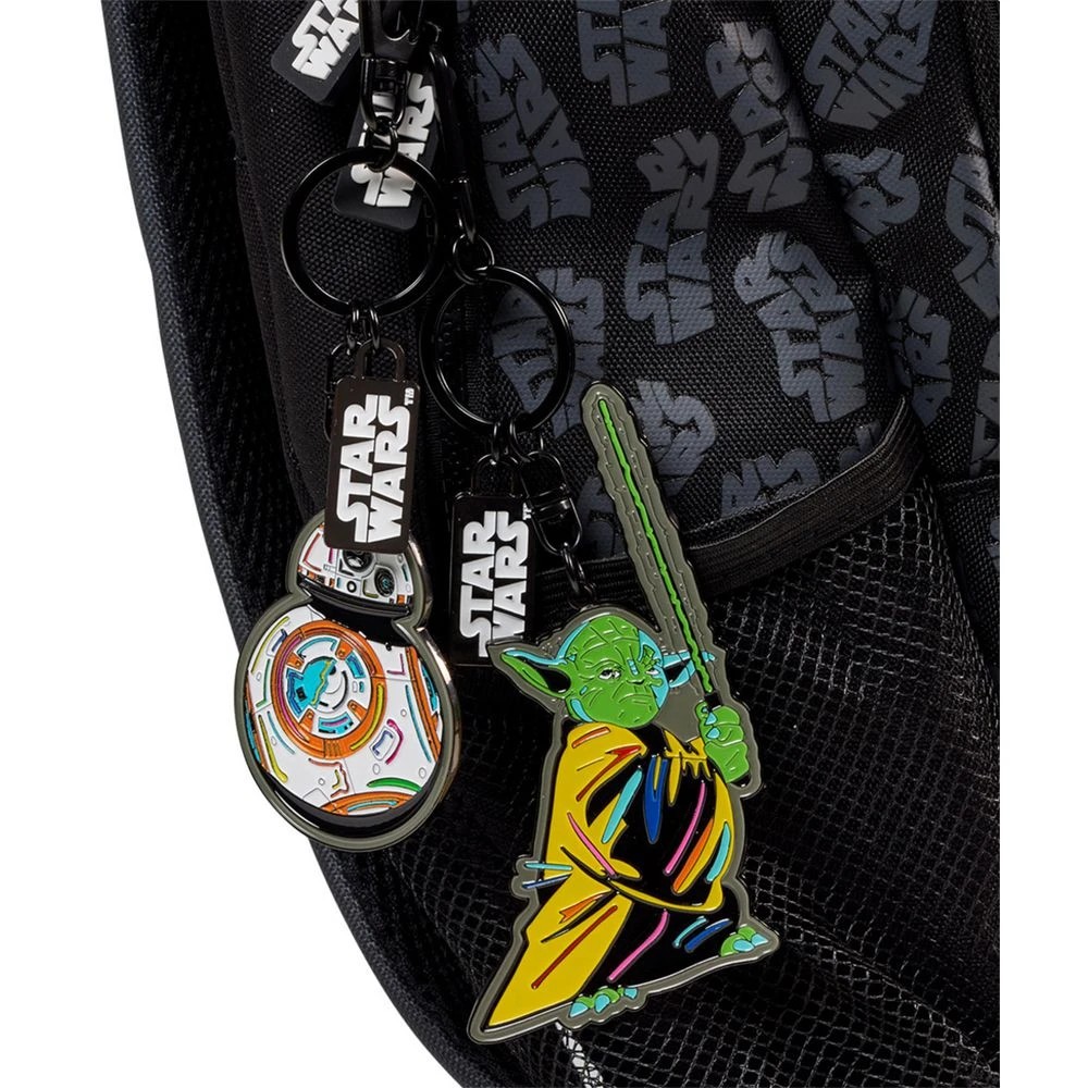 4 Lucasfilm Yoda & BB-8 Metal Key Ring 2 Pack, 4 of 4