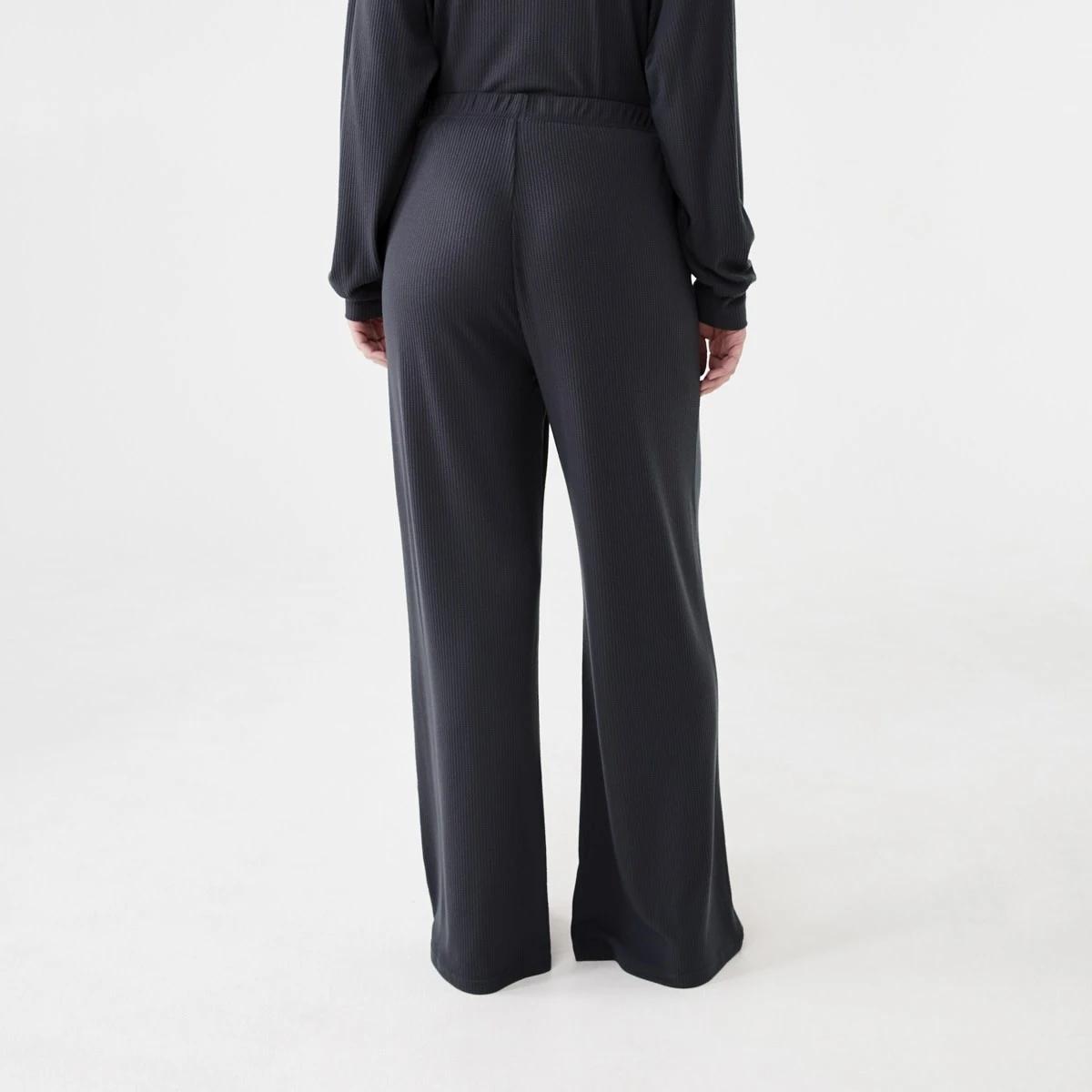 3 Brushed Rib Flare Pants Wshd Slate, 3 of 6