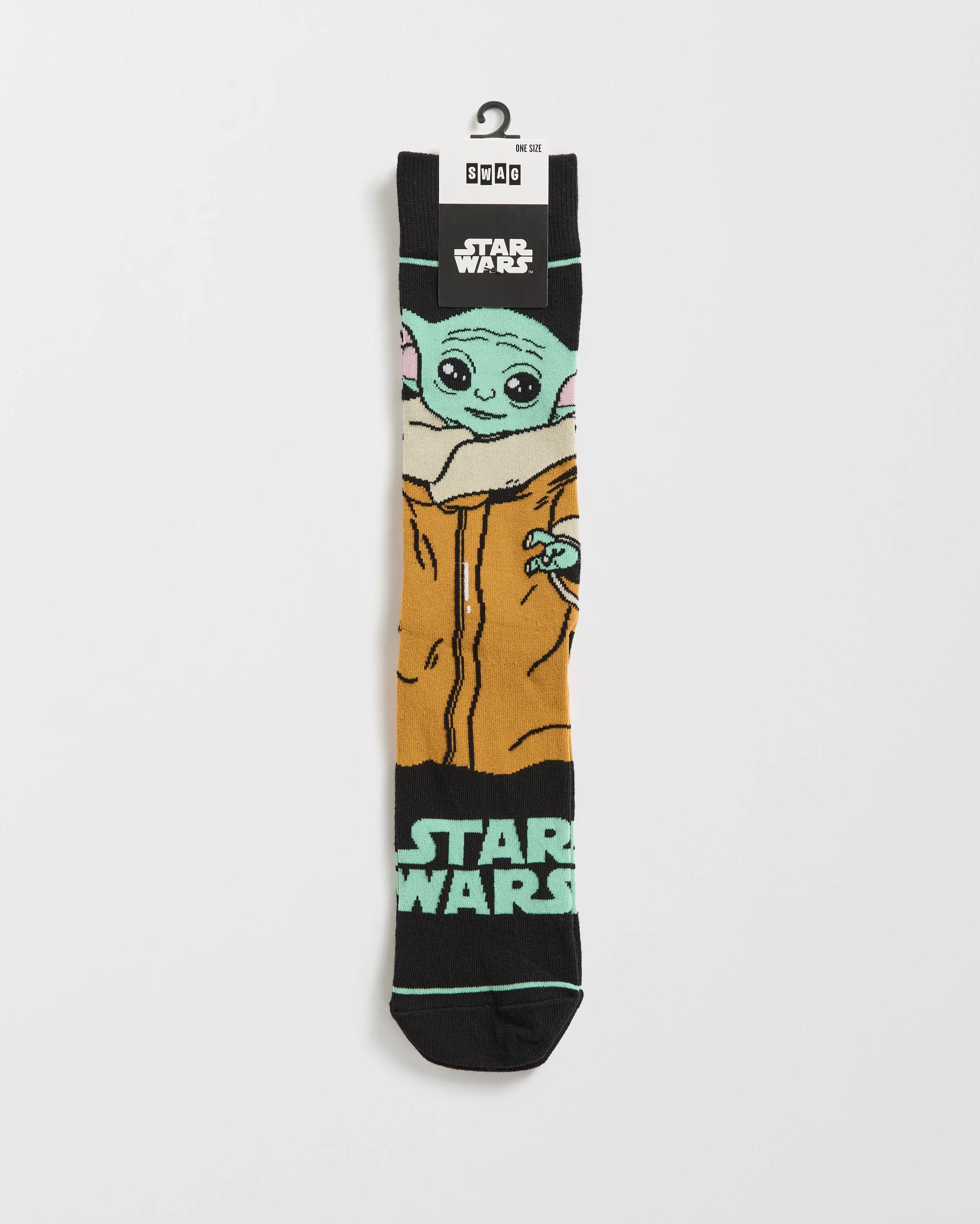 2 Star Wars Grogu Licensed Crew Socks - Swag GROGU, 2 of 3