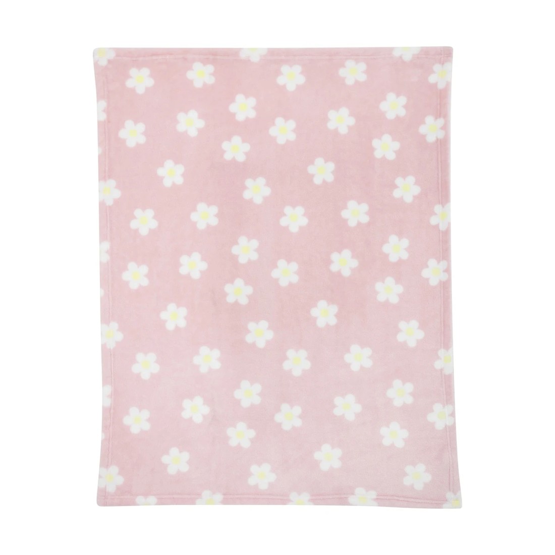 4 Coral Fleece Throw - Daisy, 4 of 5
