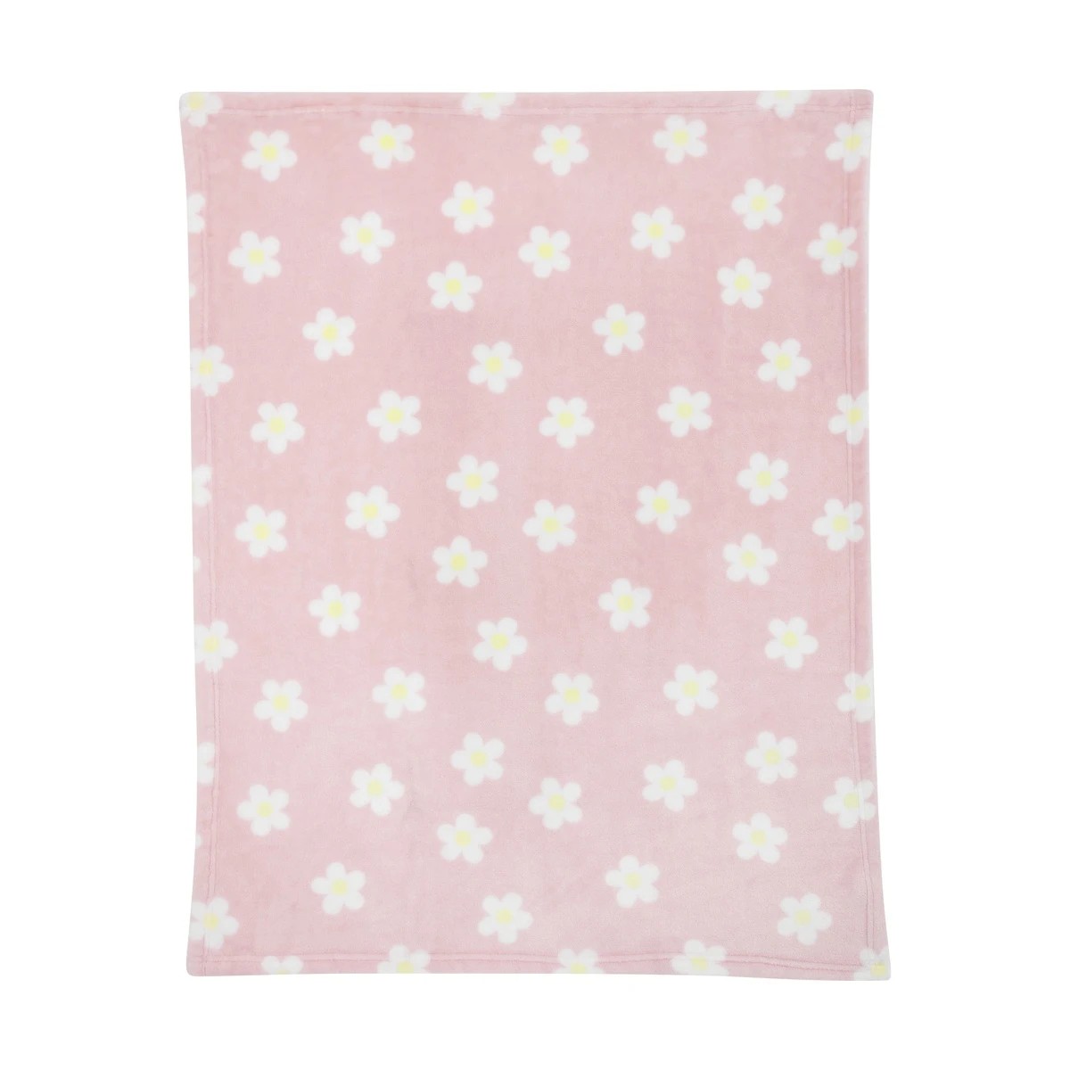 4 Coral Fleece Throw - Daisy, 4 of 5