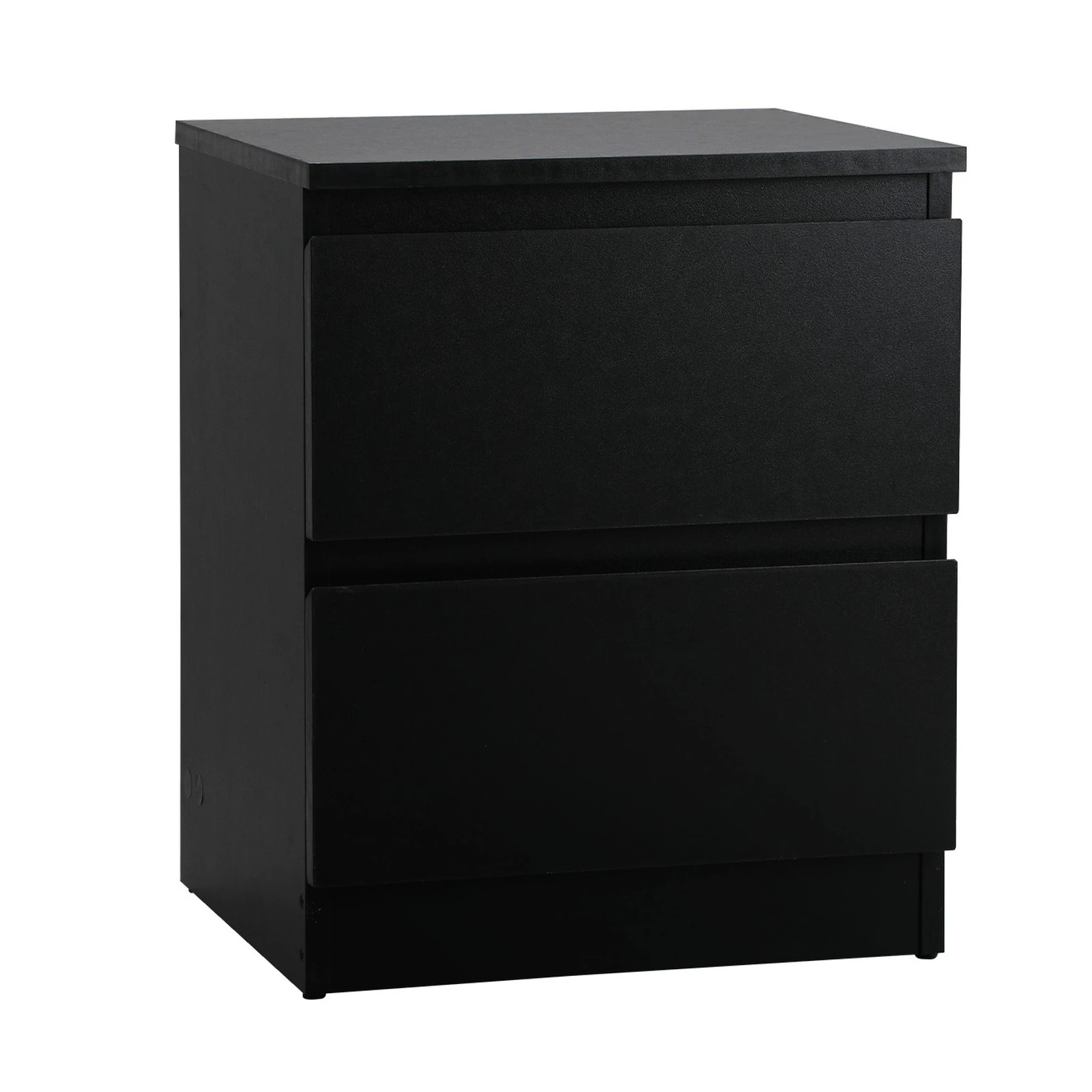 6 Oikiture Bedside Table Nightstand 2 Drawers Side End Table Storage Cabinet
 - Black, 6 of 10