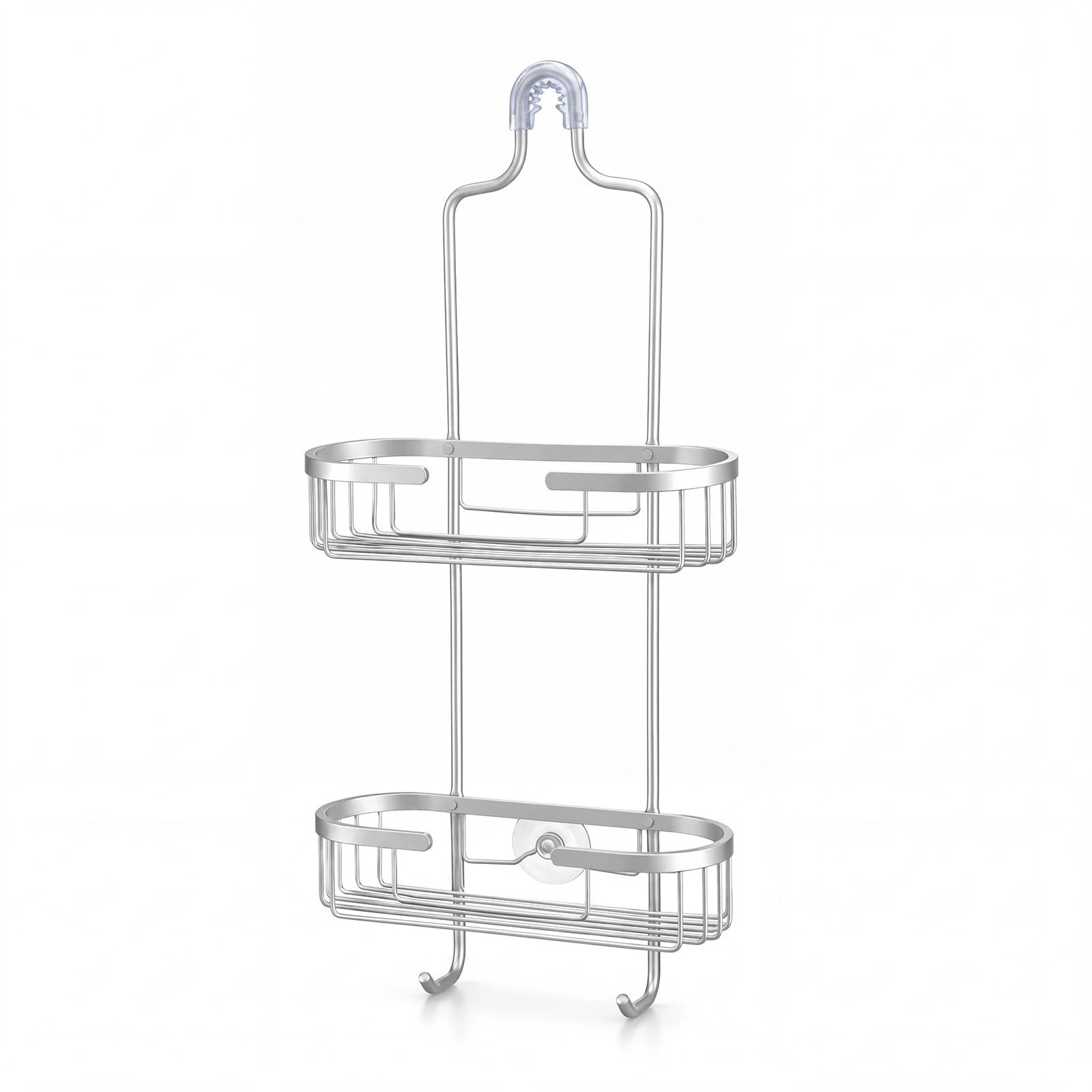 4 Ausway Aluminium Hanging Shower Caddy Over the Showerhead Organiser Rustproof Baskets, 4 of 7