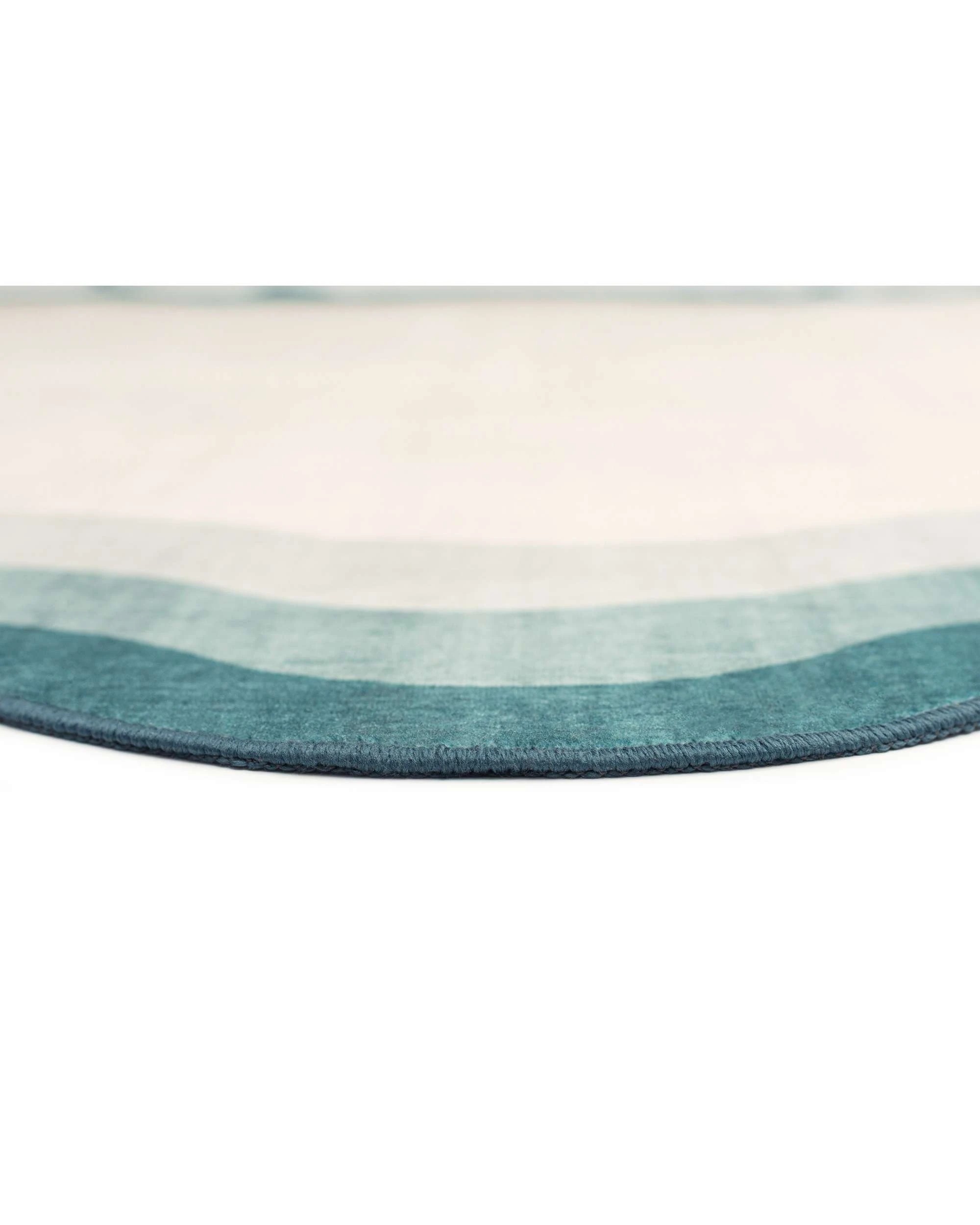 8 Loopsie Salamanca Tonal Scalloped Washable Rug-320cm x 230cm - Green, 8 of 8