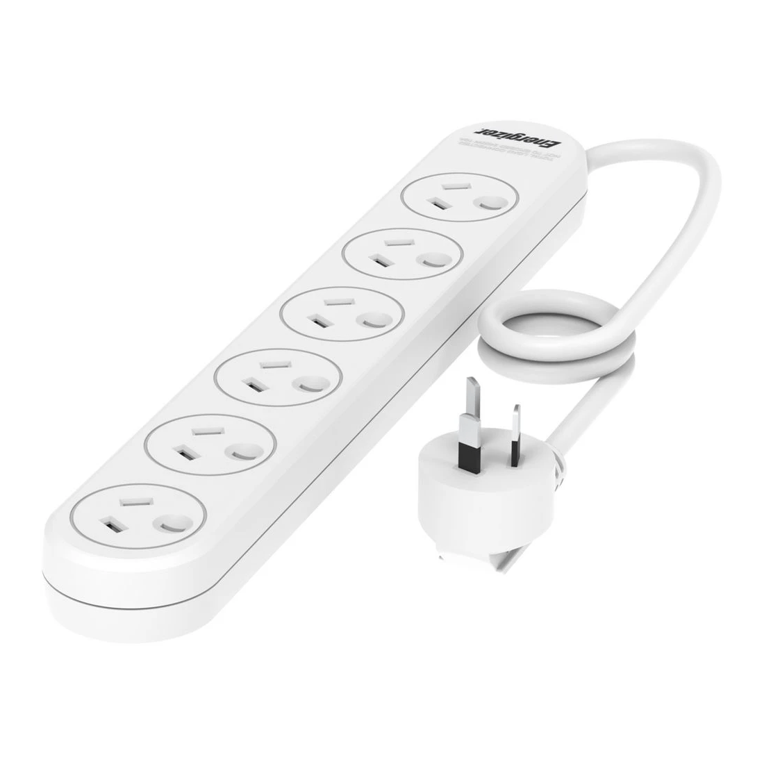 1 Energizer 6 Outlet Surge Protected Switched Powerboard, 1 of 6