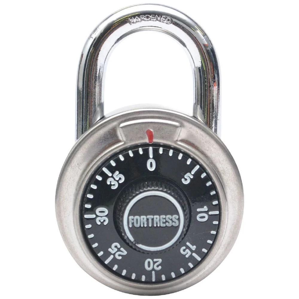 1 Master Lock Fortress 48mm Combination Dial Padlock, 1 of 2