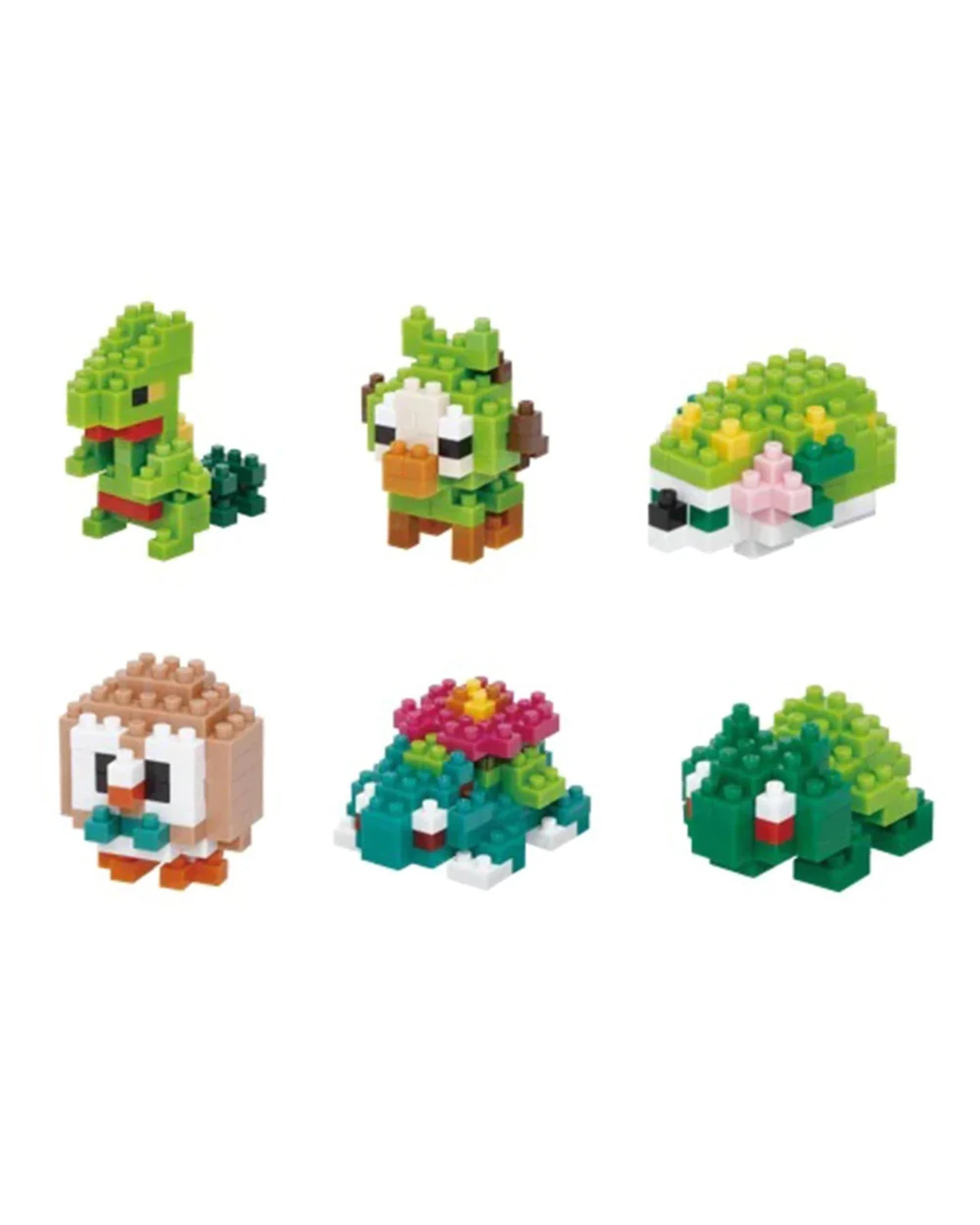 2 Nanoblock Mini Pokémon Grass Type Box Set - Multi, 2 of 3