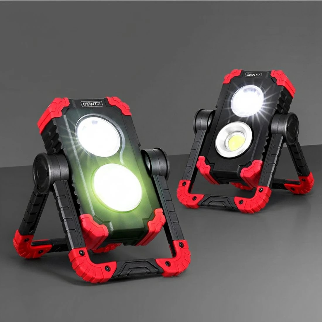 4 Giantz LED Work Light Torch USB 4400mAh Camping Workshop Foldable Flashlight Rotation - Multi, 4 of 7
