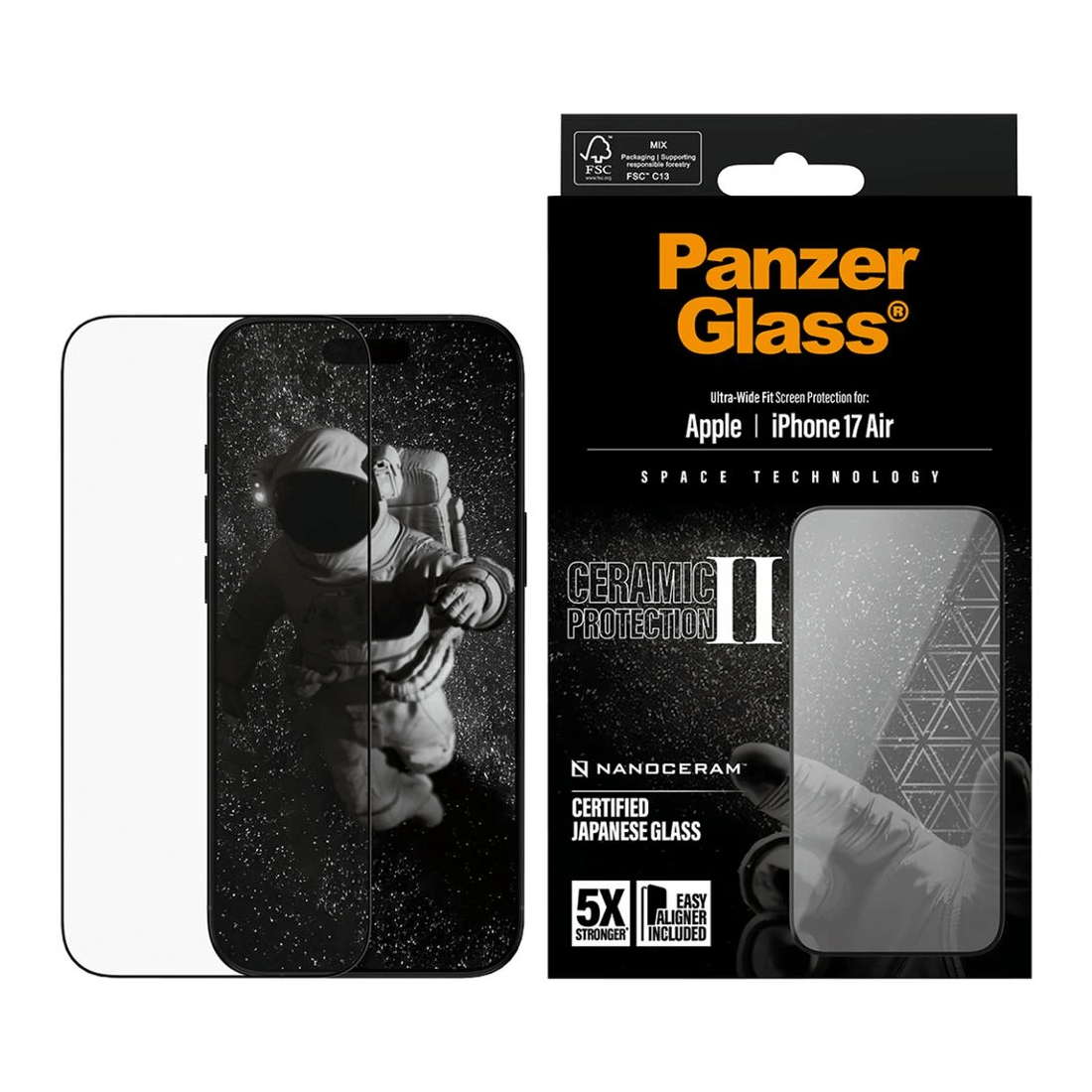 1 PanzerGlass Ceramic Screen Protector iPhone Air, 1 of 3