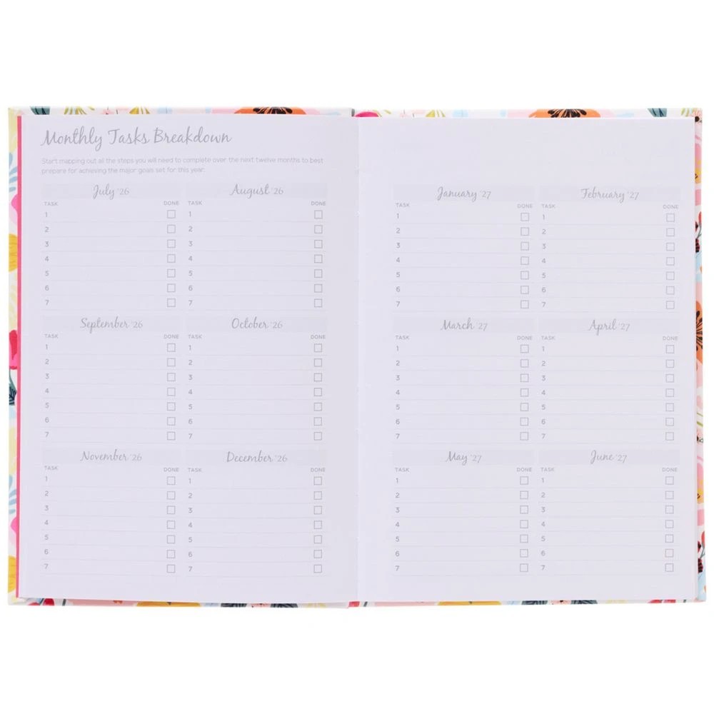 6 Otto A5 Week to View FY26/27 Diary Fun Floral, 6 of 7