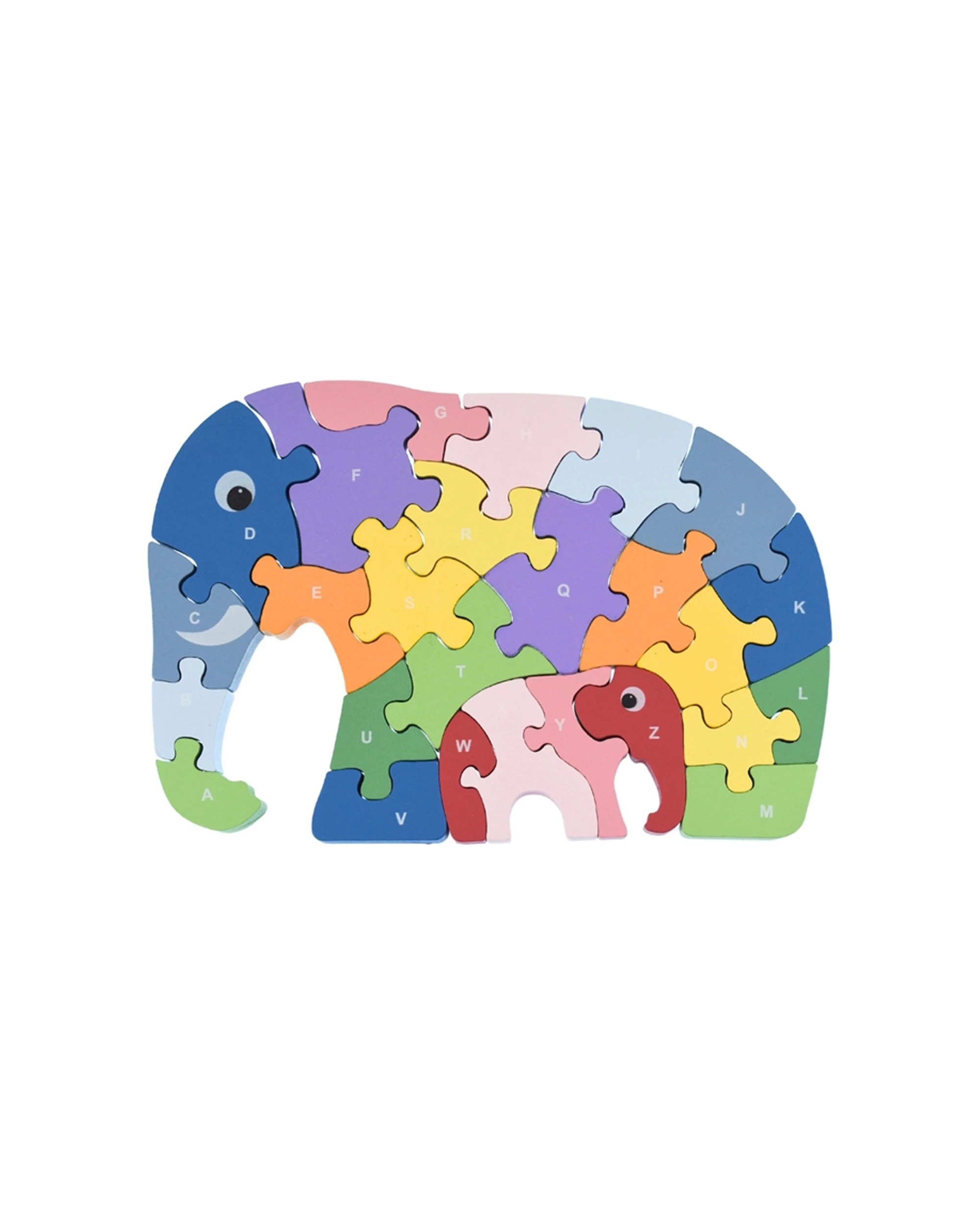 4 Kaper Kidz Koala Elephant Dinosaur A-Z Chunky Jigsaw Puzzle Set - Multi, 4 of 6