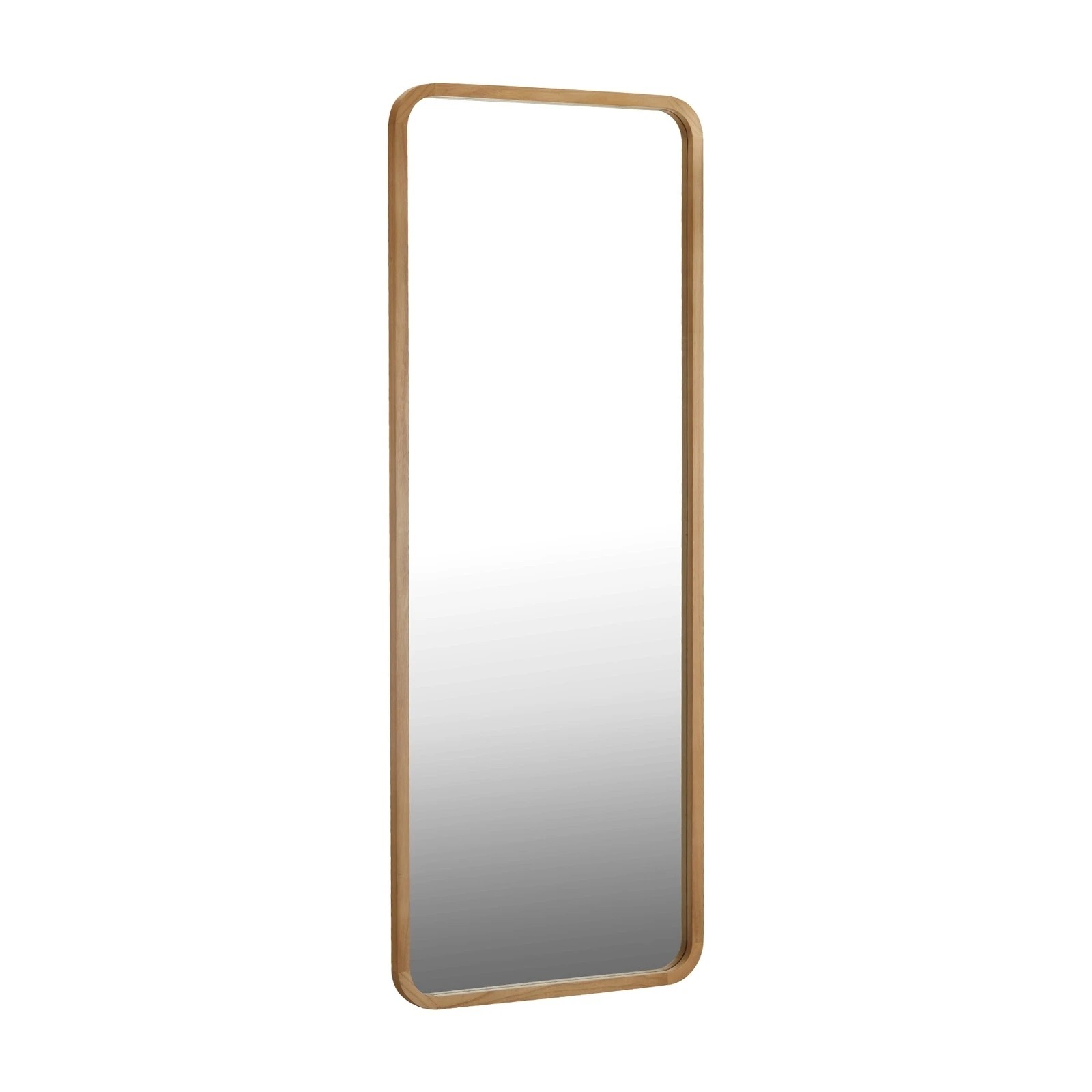 7 Oikiture Wooden Full Length Mirror 166x60cm Rectangle Dressing Floor Mirrors
 - Natural, 7 of 9
