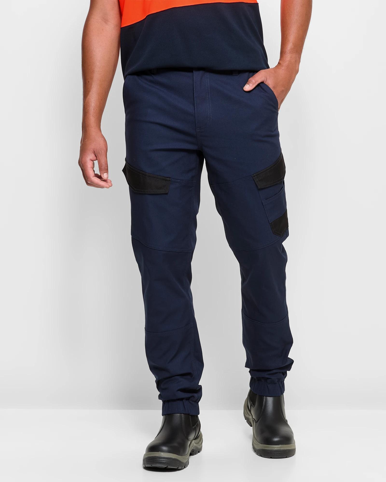 1 Australian Cotton Performance Cargo Jogger Pants - Graphite NAVY BLUE, 1 of 5