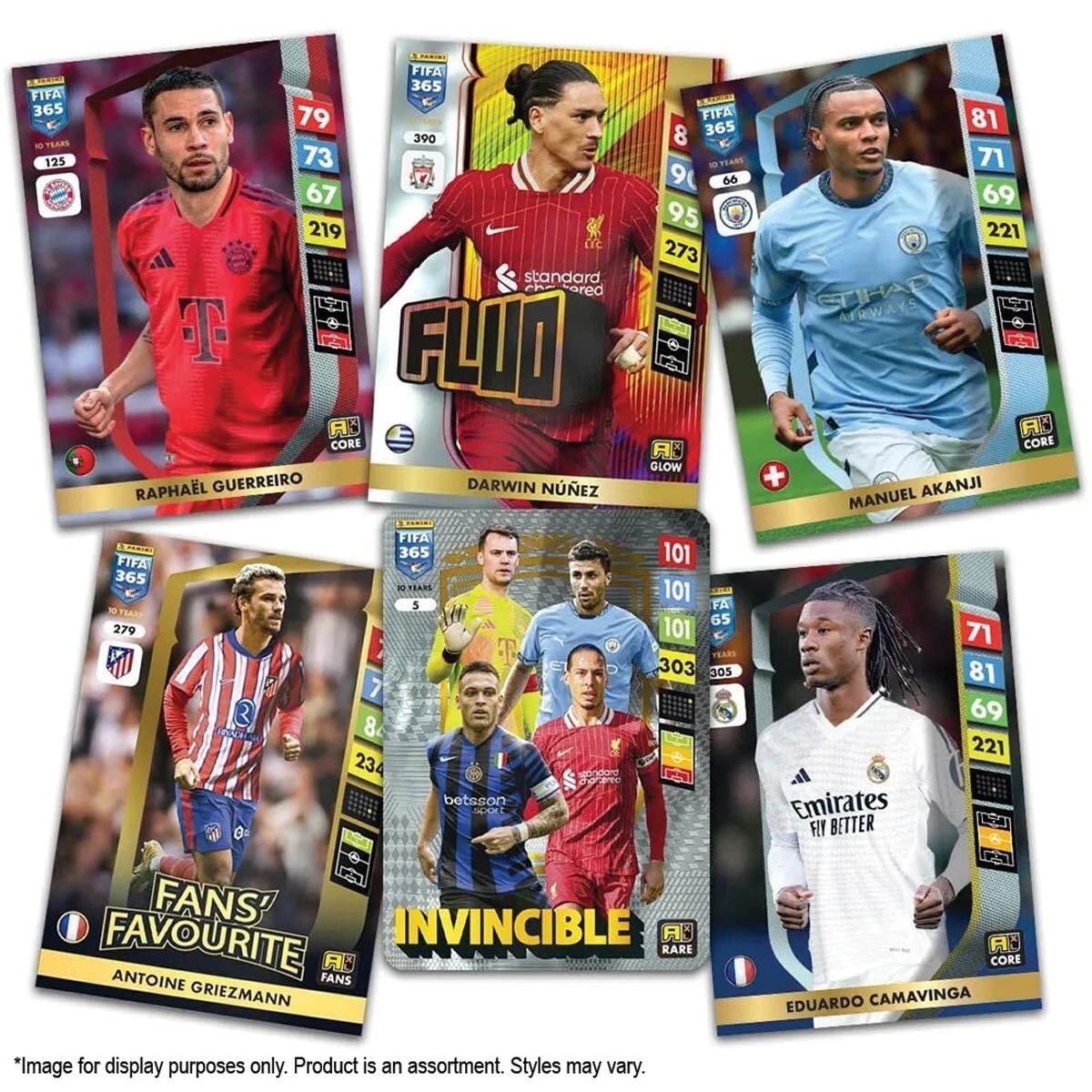 7 Panini FIFA 365 Adrenalyn XL 2025 Soccer Official Trading Cards Pocket Tin Box - Assorted, 7 of 9