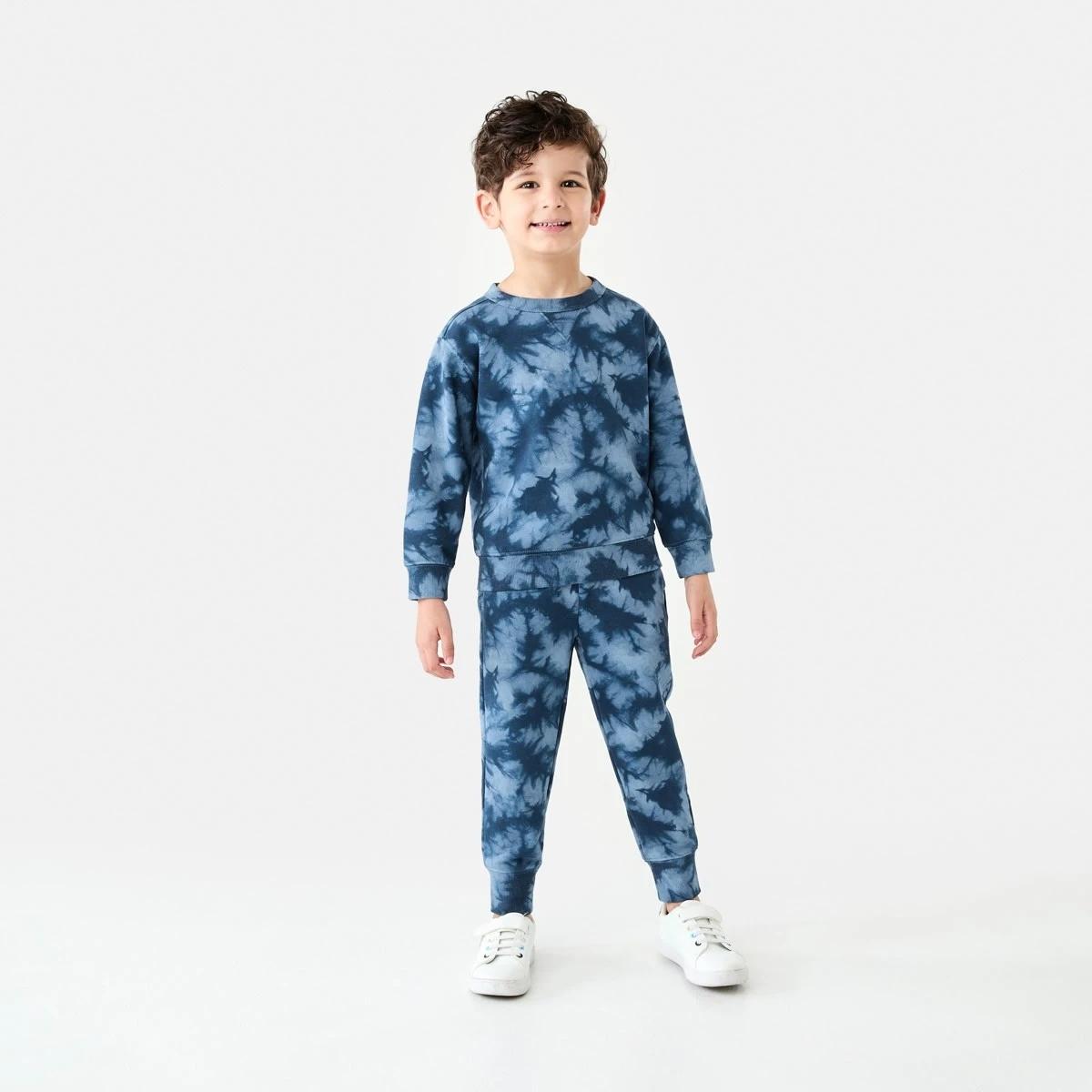 6 All Over Print Trackpants Blu Tiedye, 6 of 9