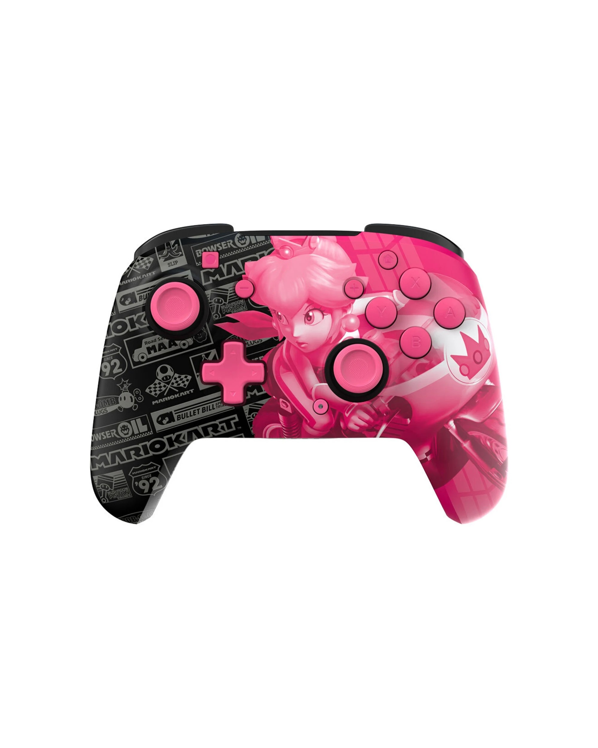 1 Nintendo Switch Rematch Glow Wireless Gaming Controller: Grand Prix Peach - Pink, 1 of 4