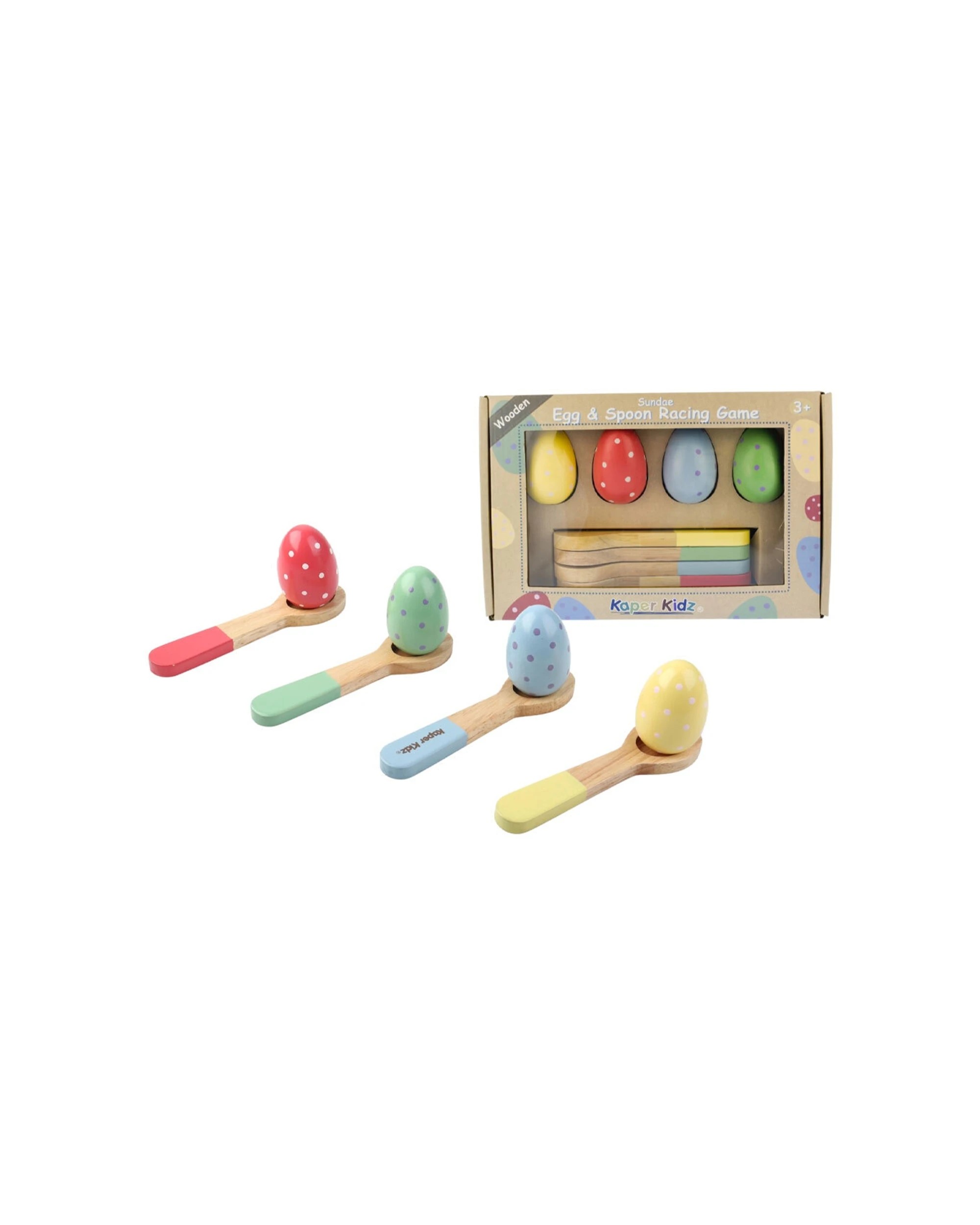 1 Kaper Kidz Sundae Egg & Spoon Racing Game Kids Toy - Multi, 1 of 3