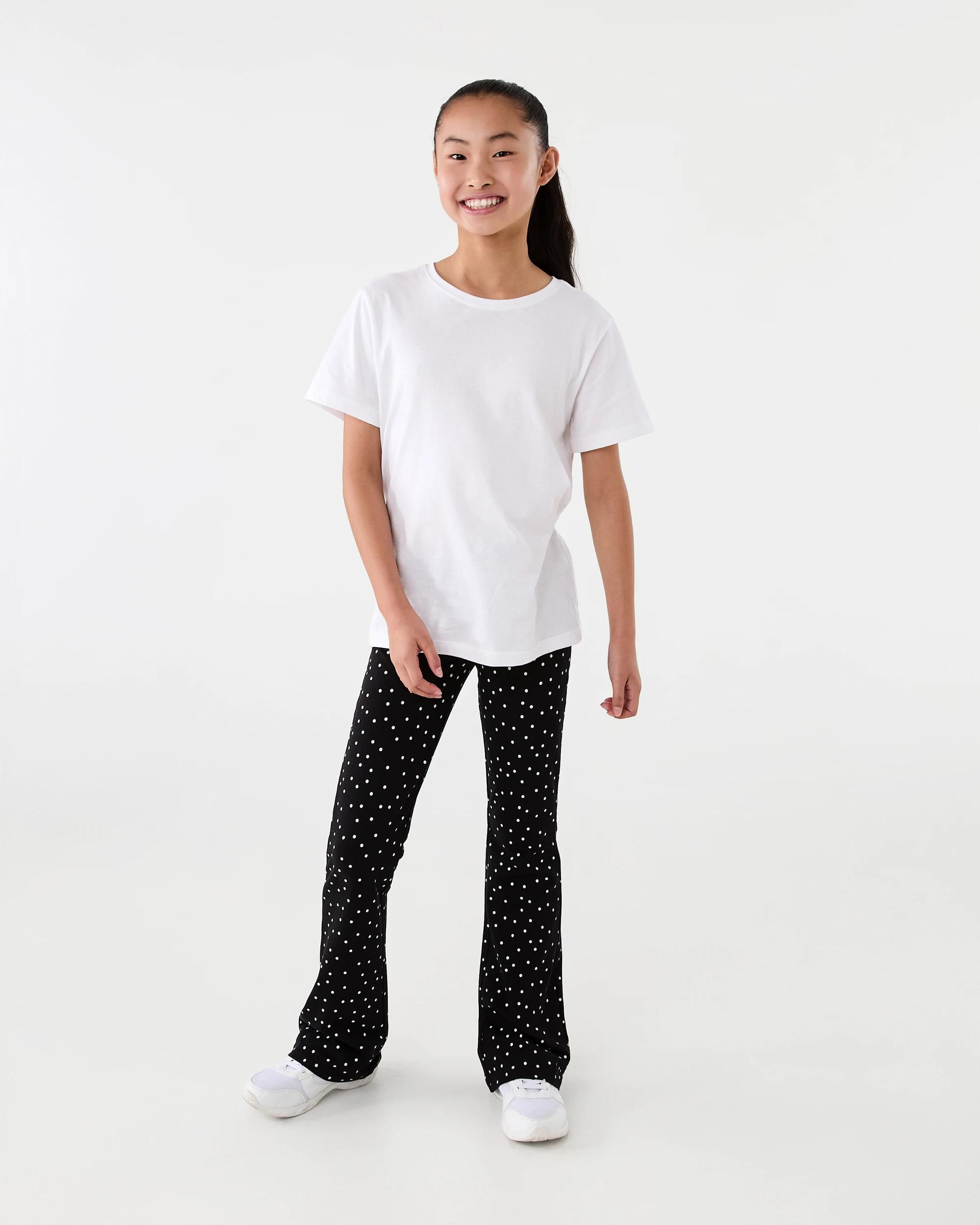 4 Print Flare Leggings Blck Roses, 4 of 5