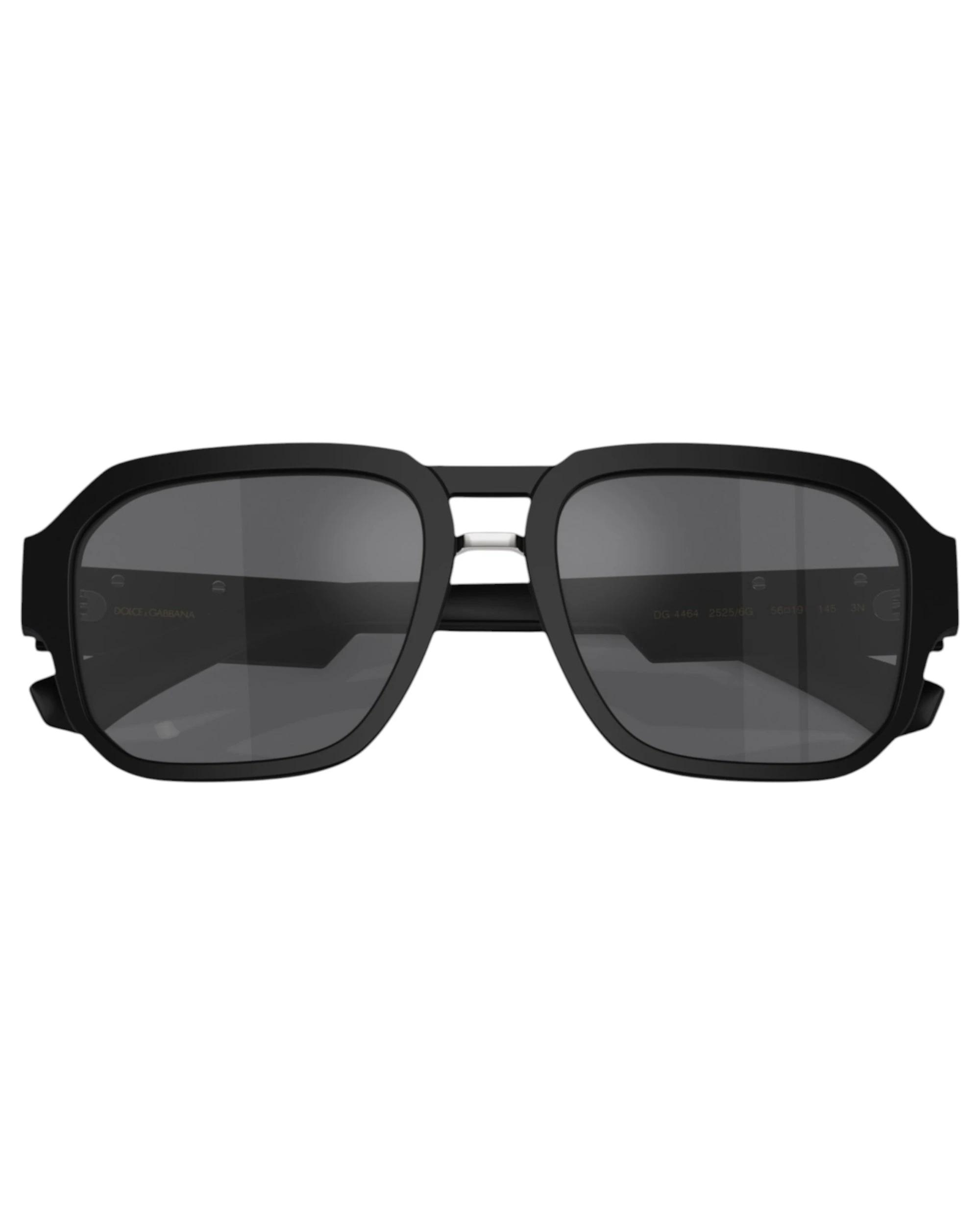 3 Dolce & Gabbana Mens Sunglasses DG4464 Matte Black/ Grey Mirror Sunnies MATTE BLACK/GREY, 3 of 5