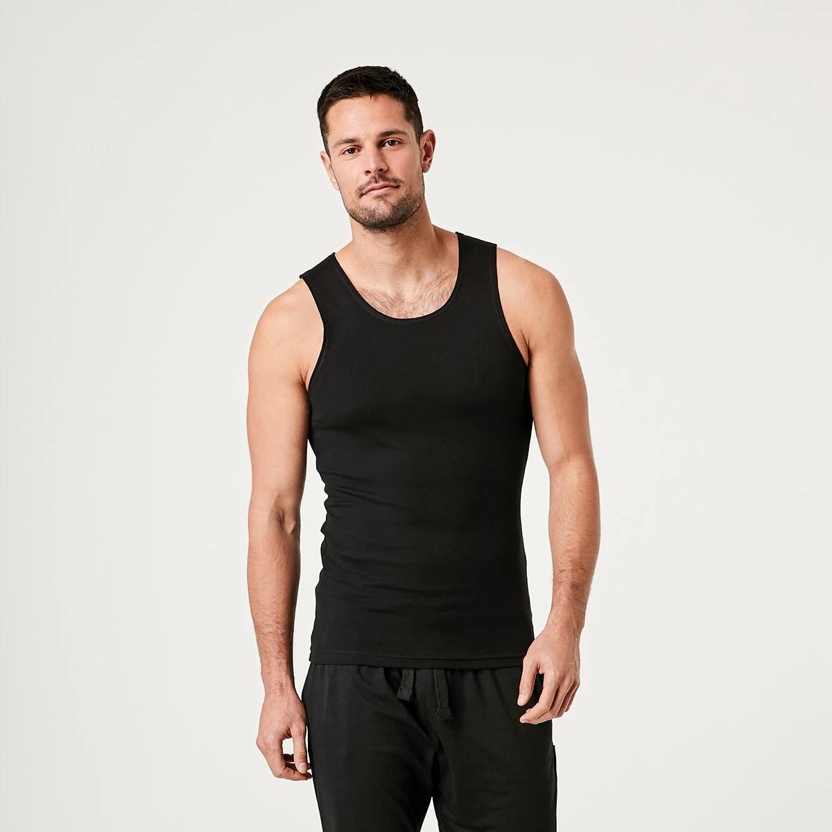 1 3 Pack Singlets Black, 1 of 6